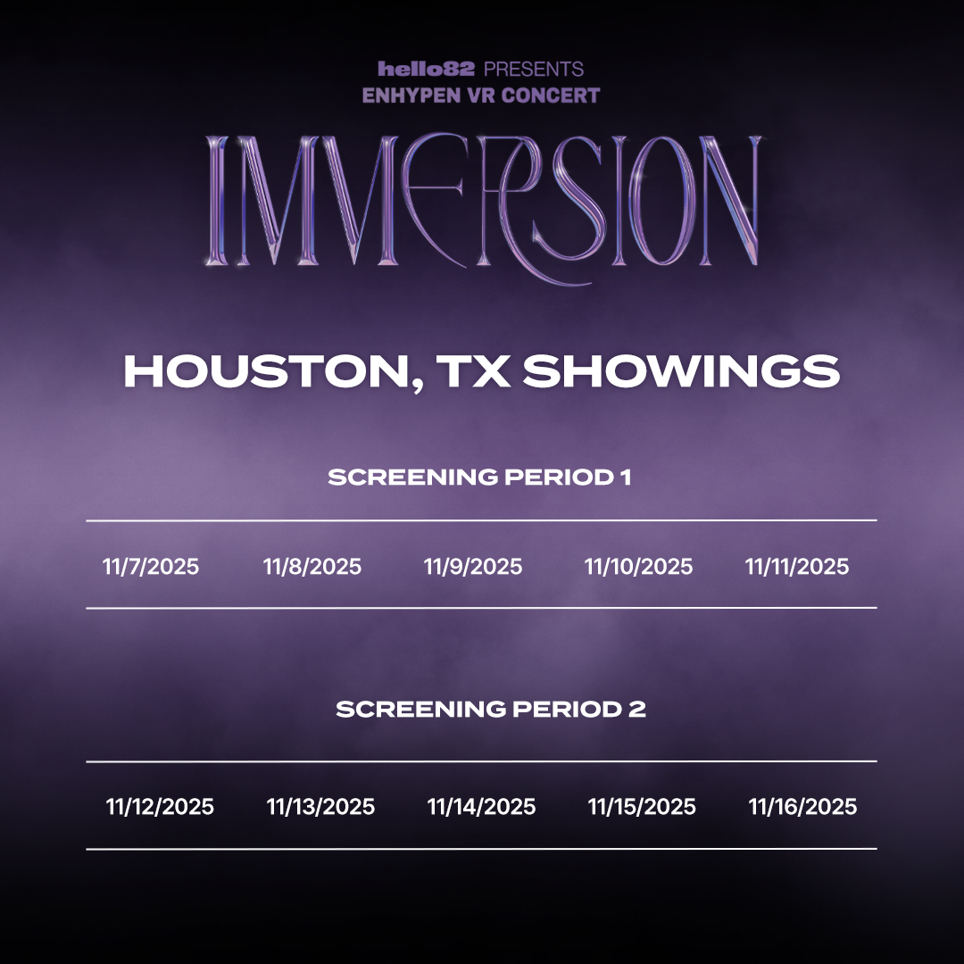 <ENHYPEN VR CONCERT : IMMERSION> in HOUSTON, TX