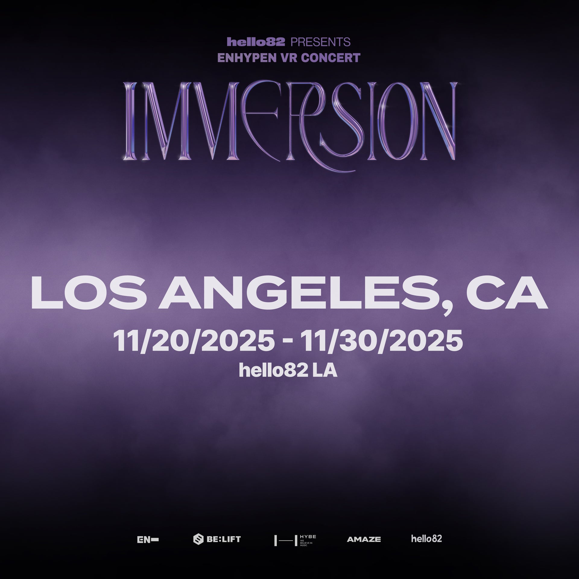 <ENHYPEN VR CONCERT : IMMERSION> in LOS ANGELES, CA