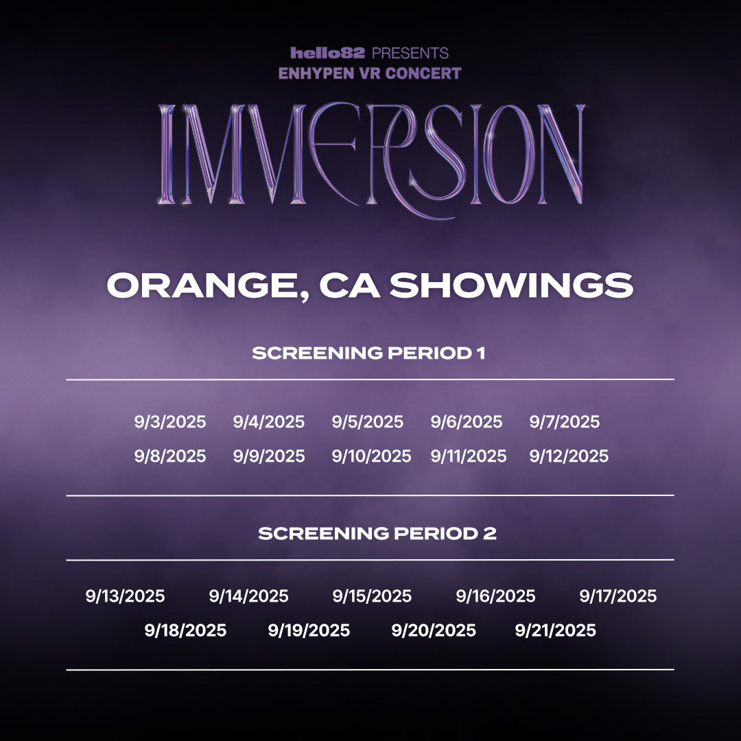 <ENHYPEN VR CONCERT : IMMERSION> in ORANGE, CA