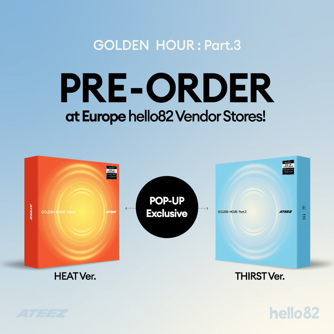 [ATEEZ - GOLDEN HOUR : Part.3] - hello82 European Vendor Stores PRE-ORDER