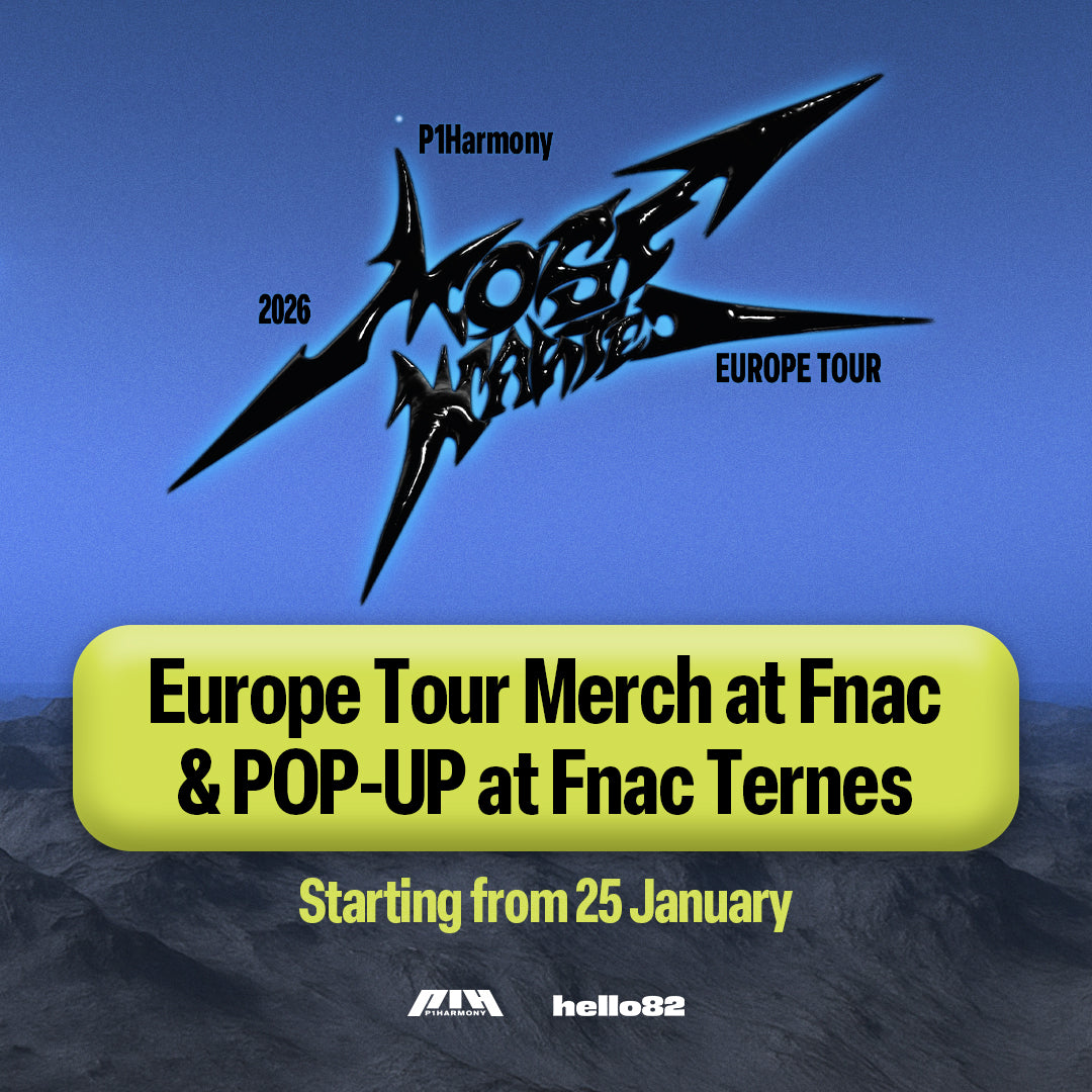 [P1Harmony] Europe Tour Merch at Fnac & POP-UP at Fnac Ternes