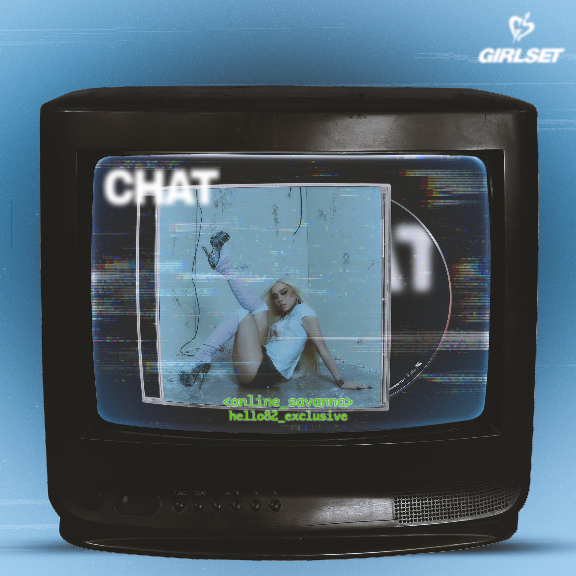 GIRLSET - "CHAT" CD - online_savanna Version (hello82 Exclusive)