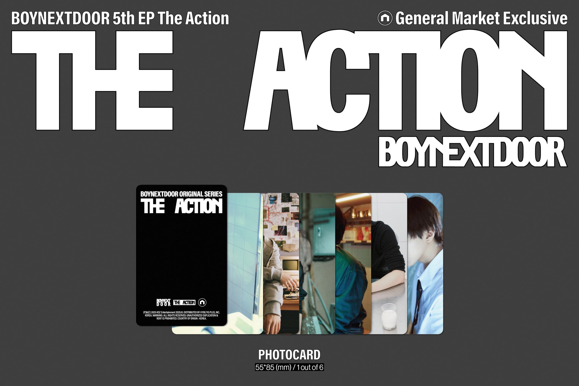 BOYNEXTDOOR 5th EP [The Action] (Frame ver.)