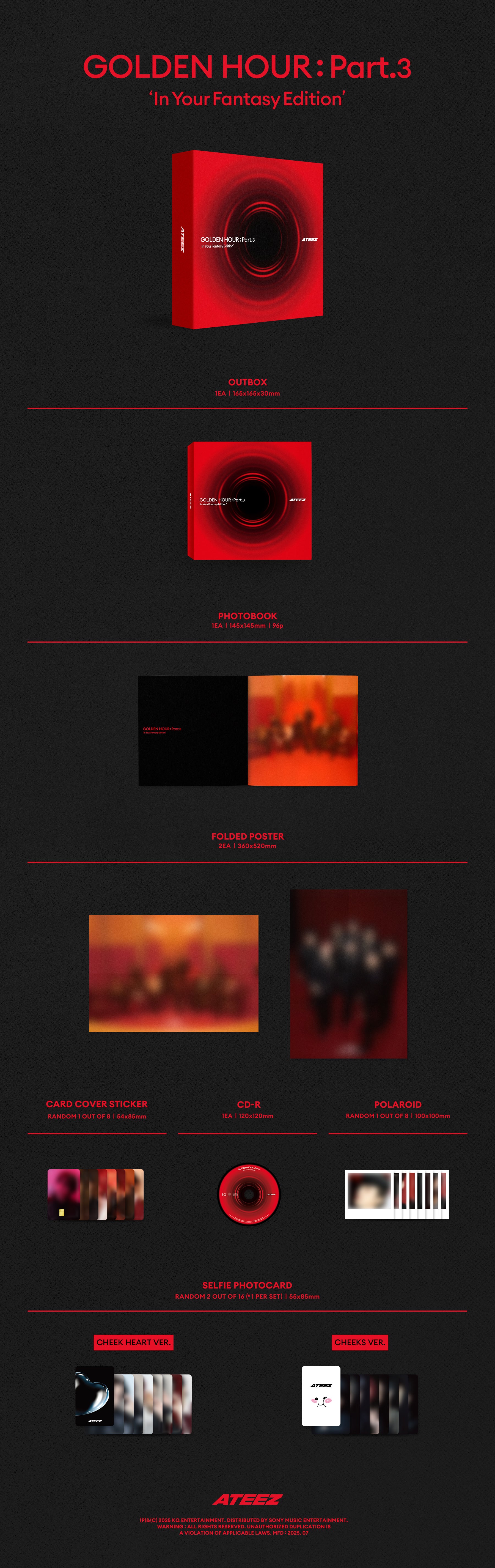 Signed] ATEEZ - GOLDEN HOUR : Part.3 'In Your Fantasy Edition