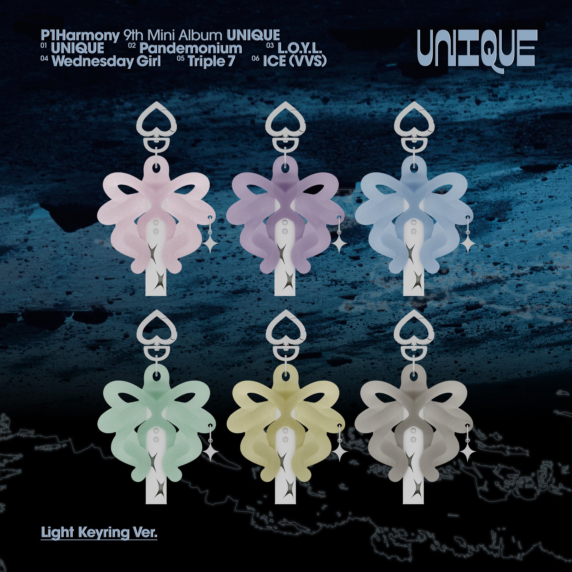 P1Harmony UNIQUE Light Keyring Ver. インタク P1Harmony - UNIQUE (Light Keyring) (Random) – hello82.shop