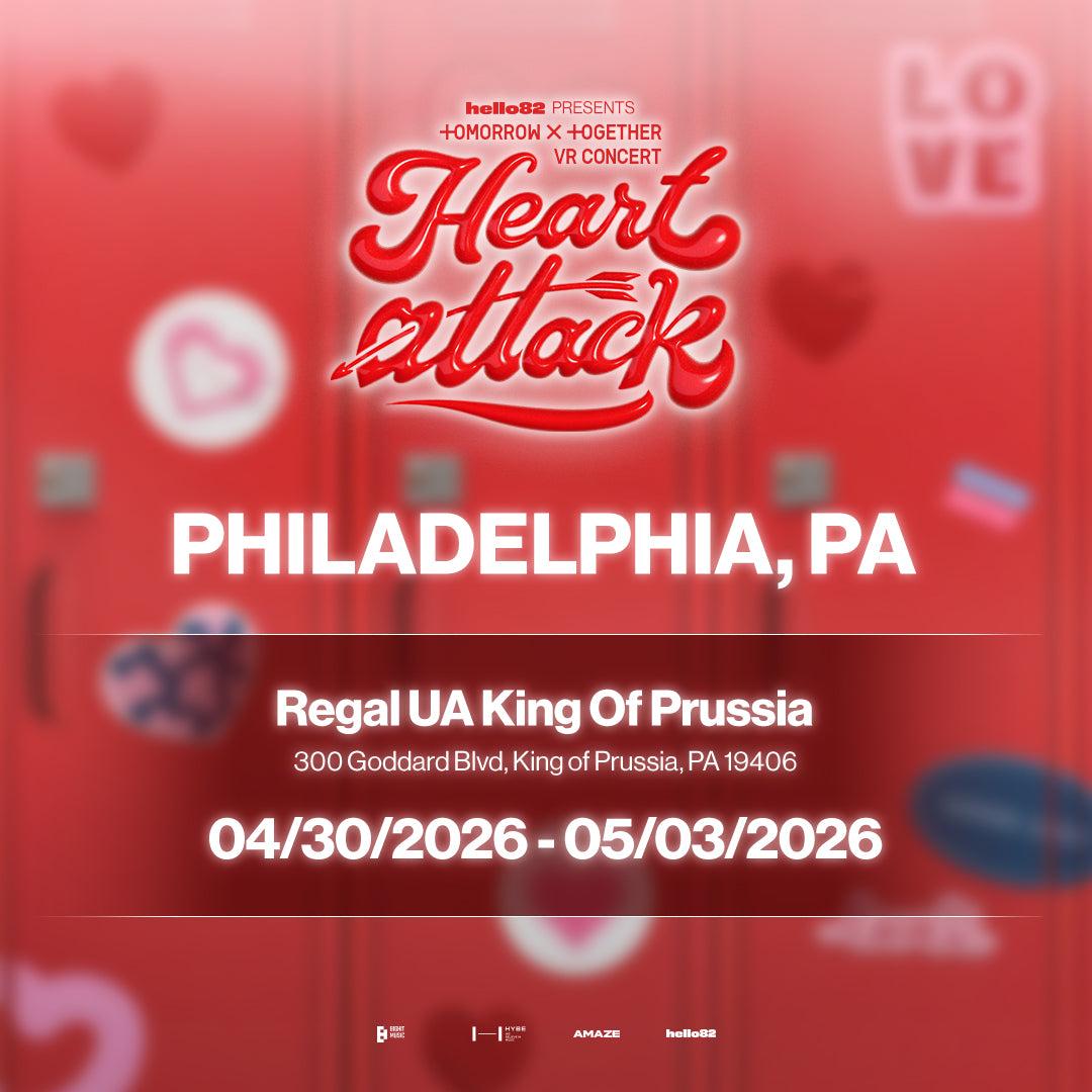 TOMORROW X TOGETHER VR CONCERT : HEART ATTACK in PHILADELPHIA, PA