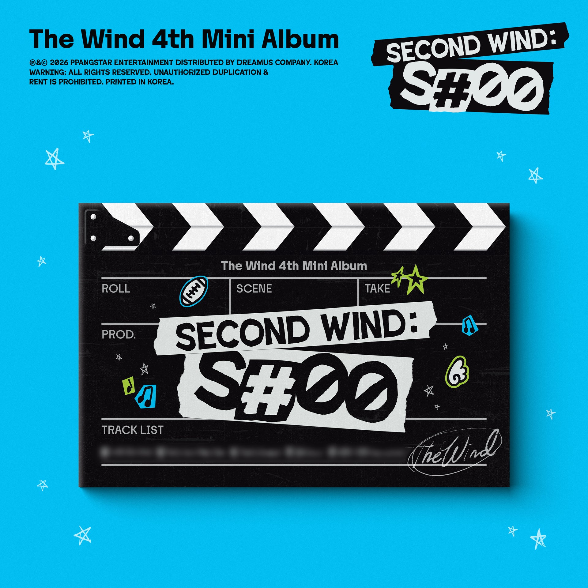 [Signed] The Wind - 4th MINI ALBUM : Second wind : S#00 (PHOTOBOOK Ver.)