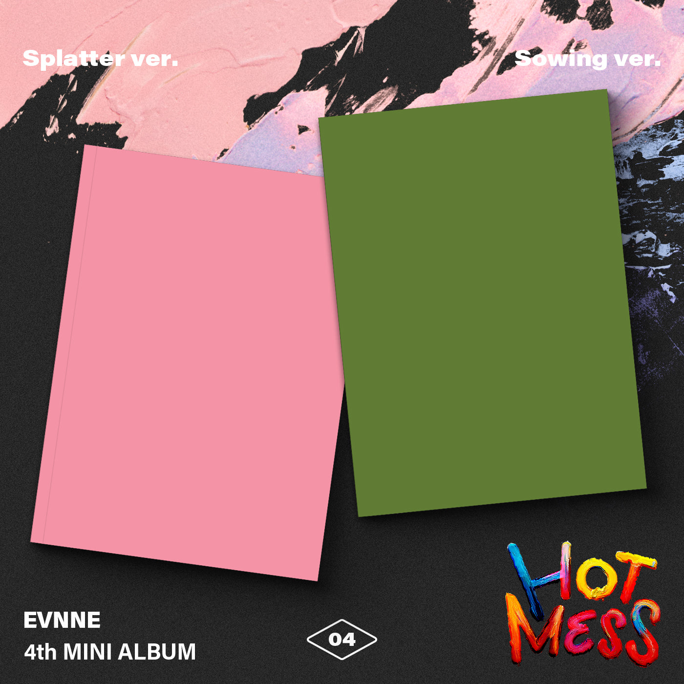 [Signed] EVNNE - 4th MINI ALBUM : HOT MESS (Random)