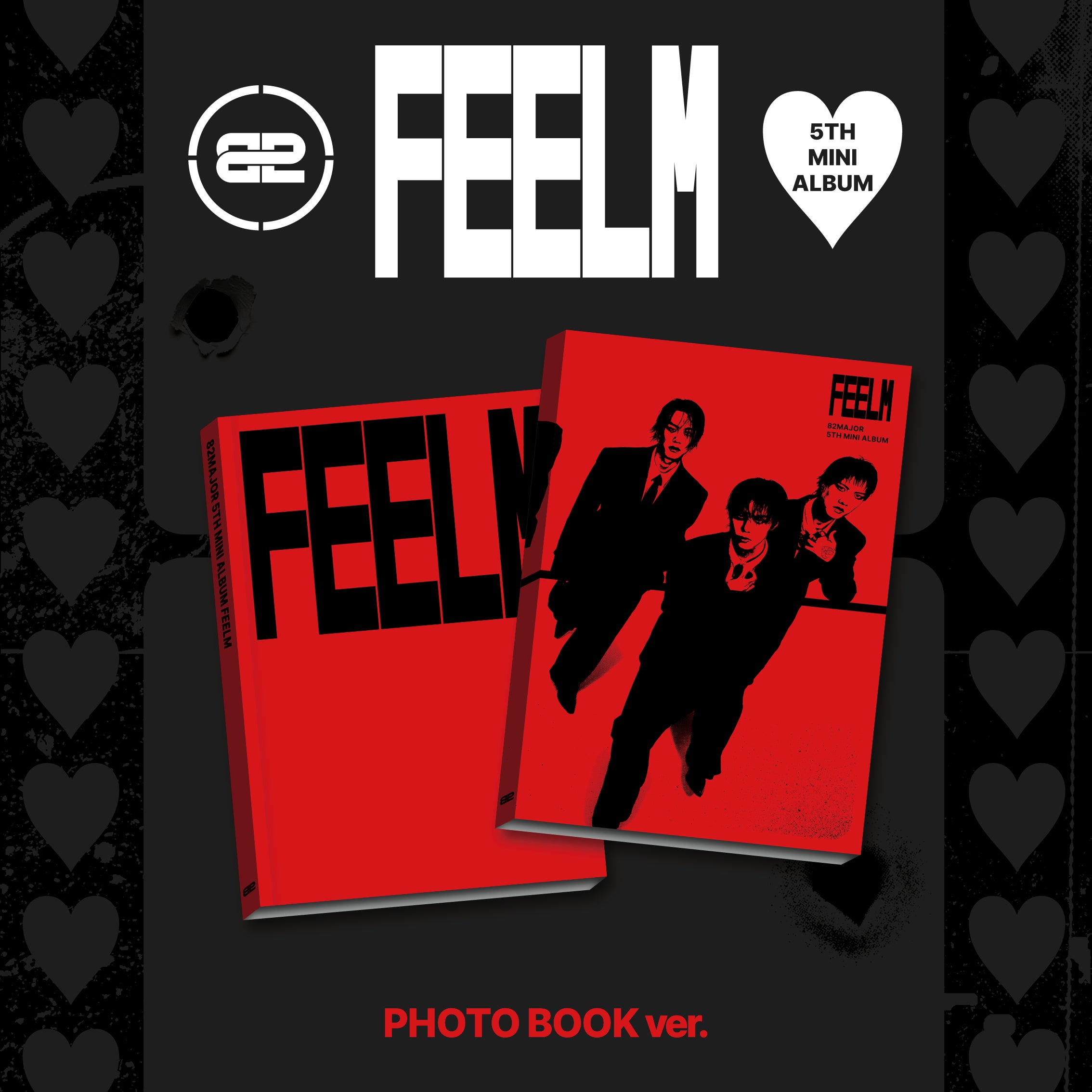 Signed] 82MAJOR - 5th MINI ALBUM : FEELM (PHOTO BOOK ver