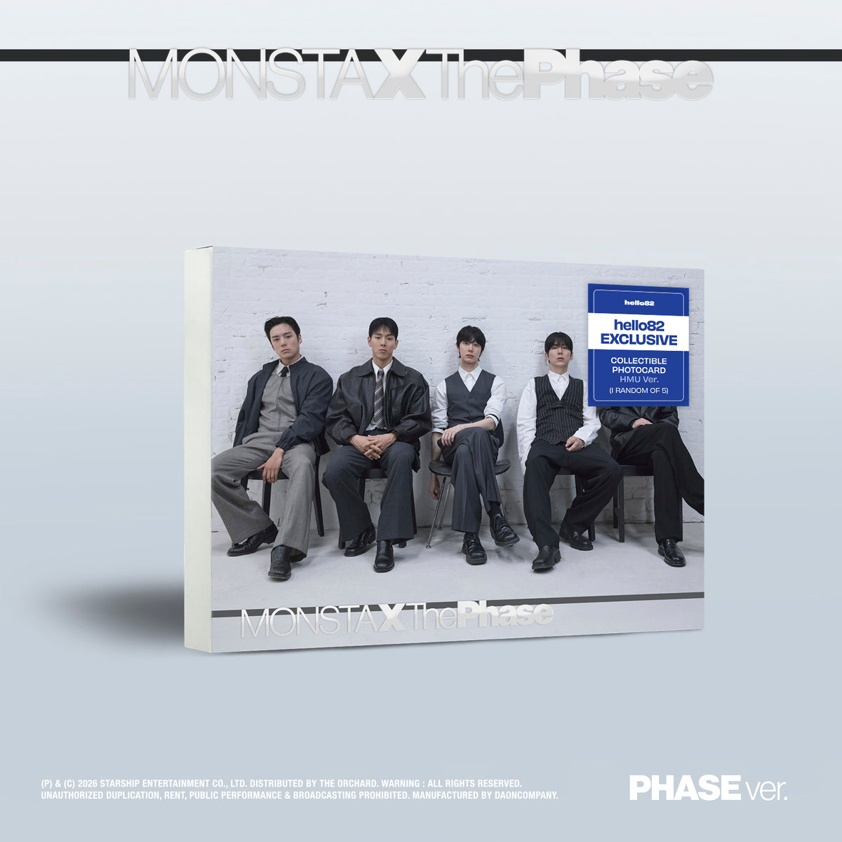 MONSTA X - The Phase - PHASE ver. (hello82)