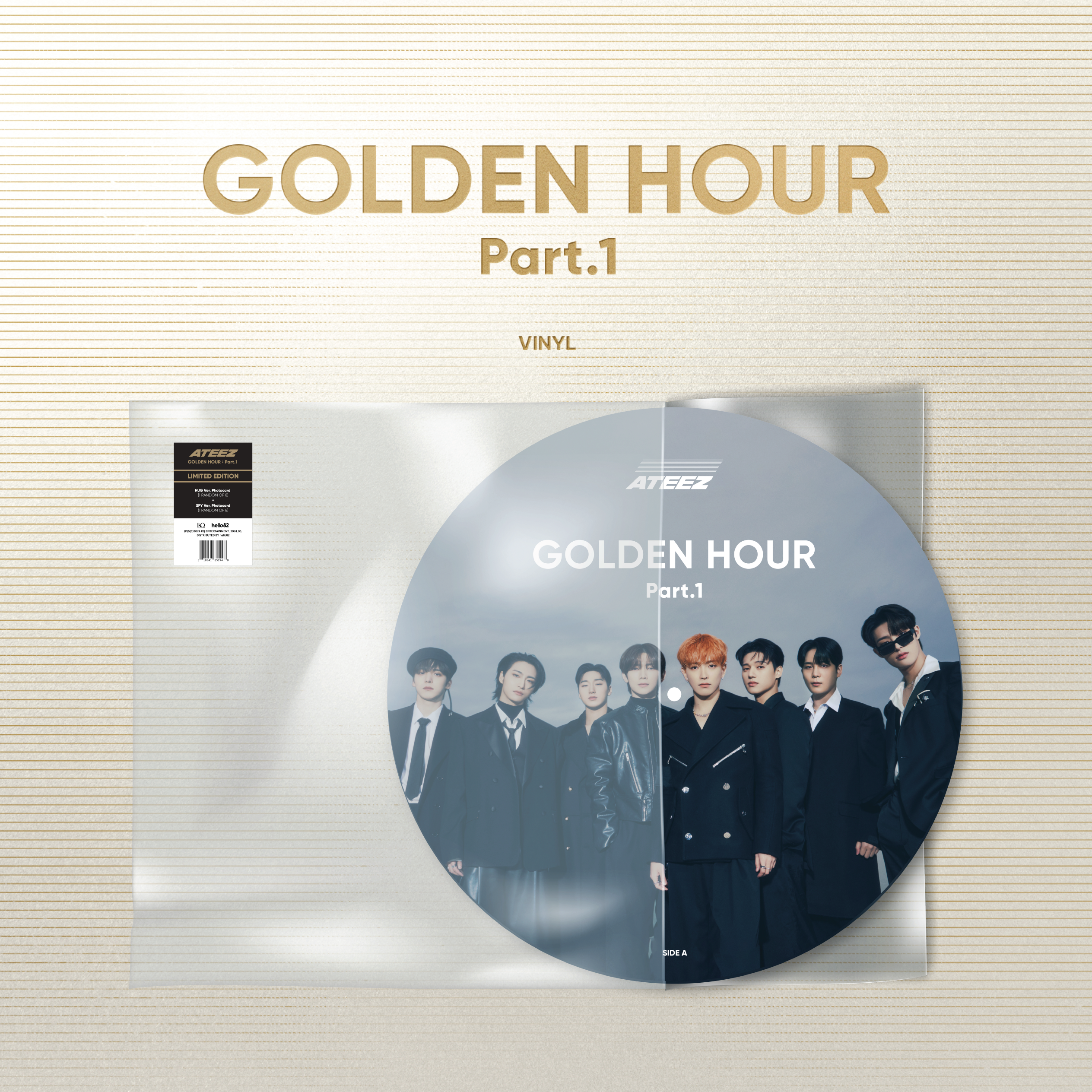ATEEZ - GOLDEN HOUR : Part.1 (Limited Edition Picture Disc Vinyl