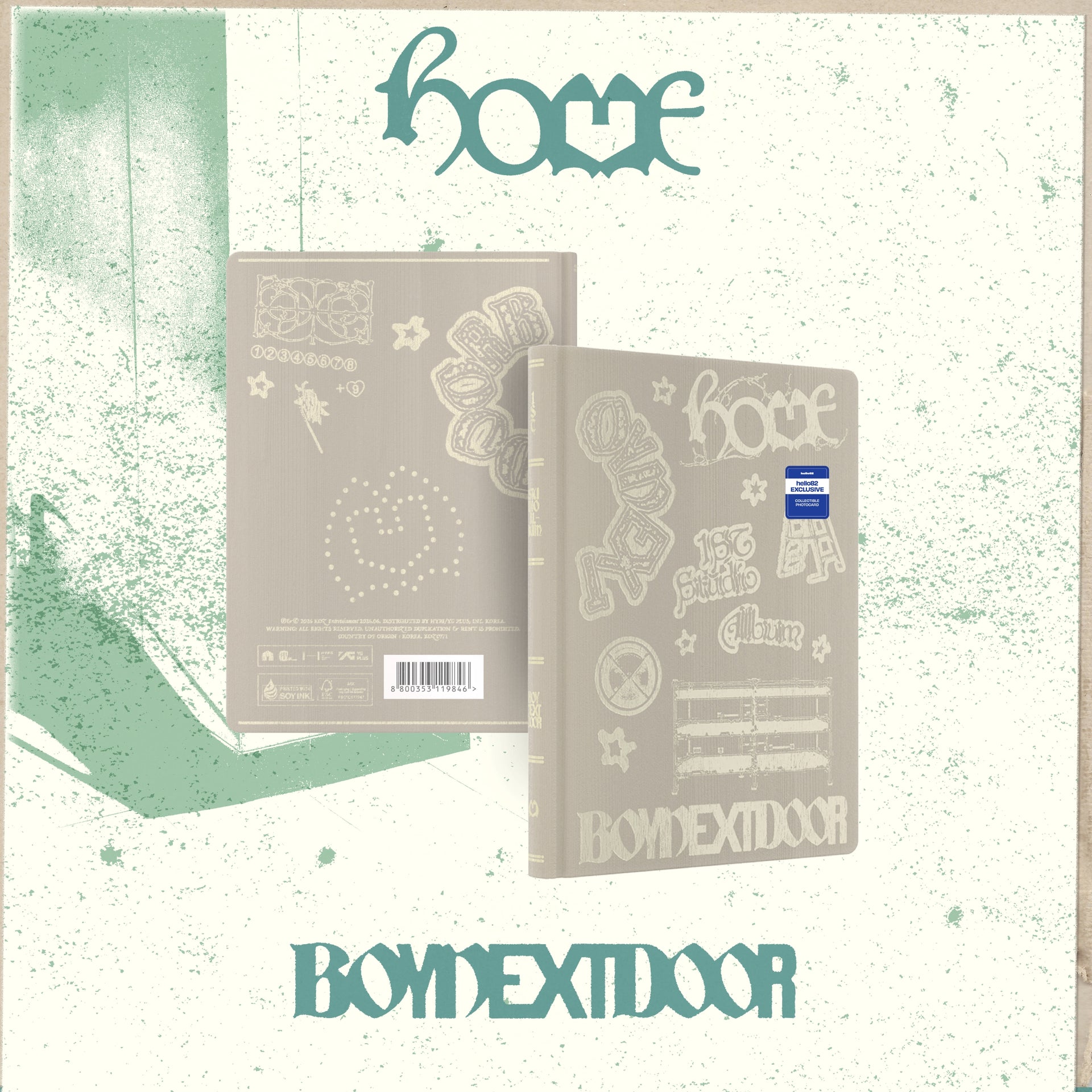 BOYNEXTDOOR - 1st STUDIO ALBUM 'HOME' (hello82 Exclusive)