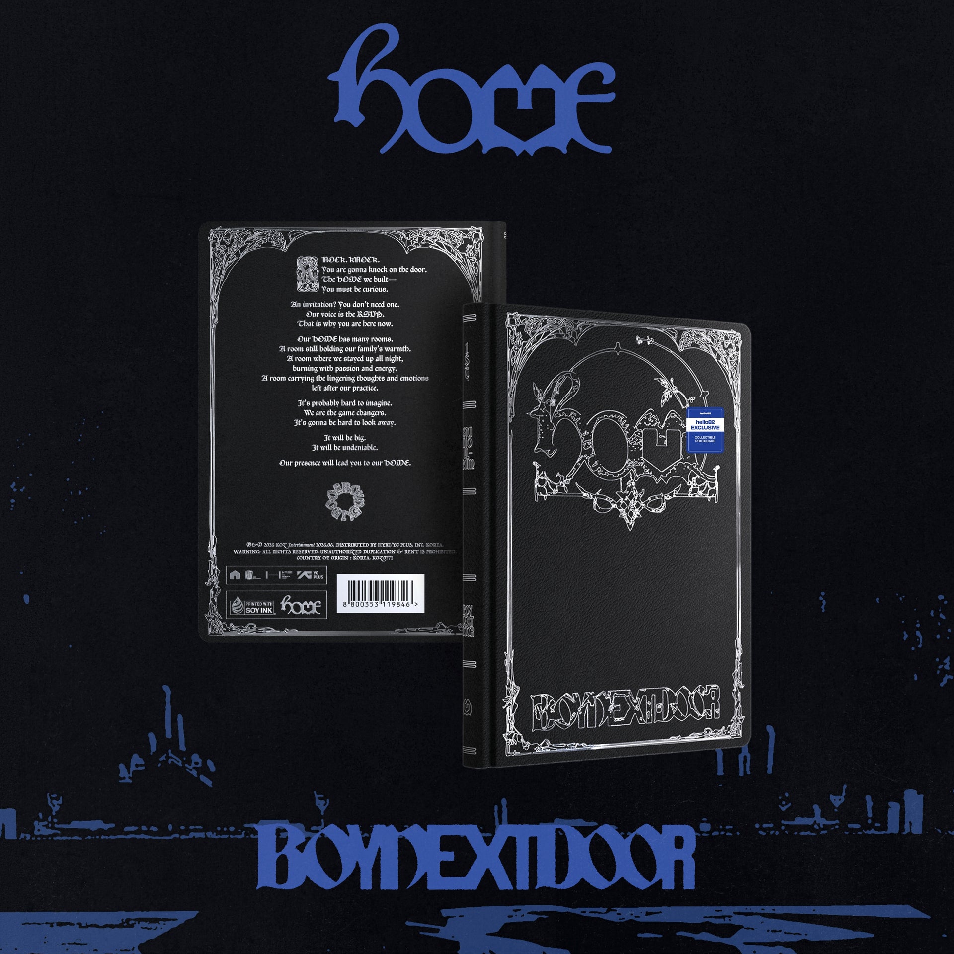 BOYNEXTDOOR - 1st STUDIO ALBUM 'HOME' (hello82 Exclusive)