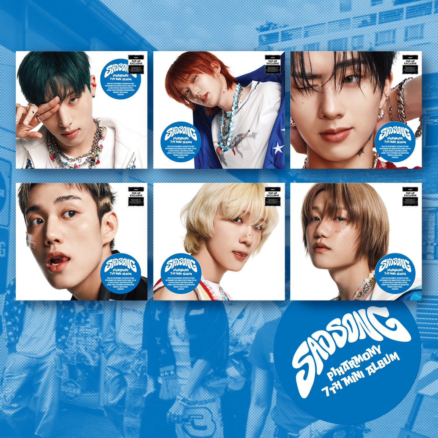 P1Harmony - SAD SONG - POP-UP Exclusivo (Digi-paquete)