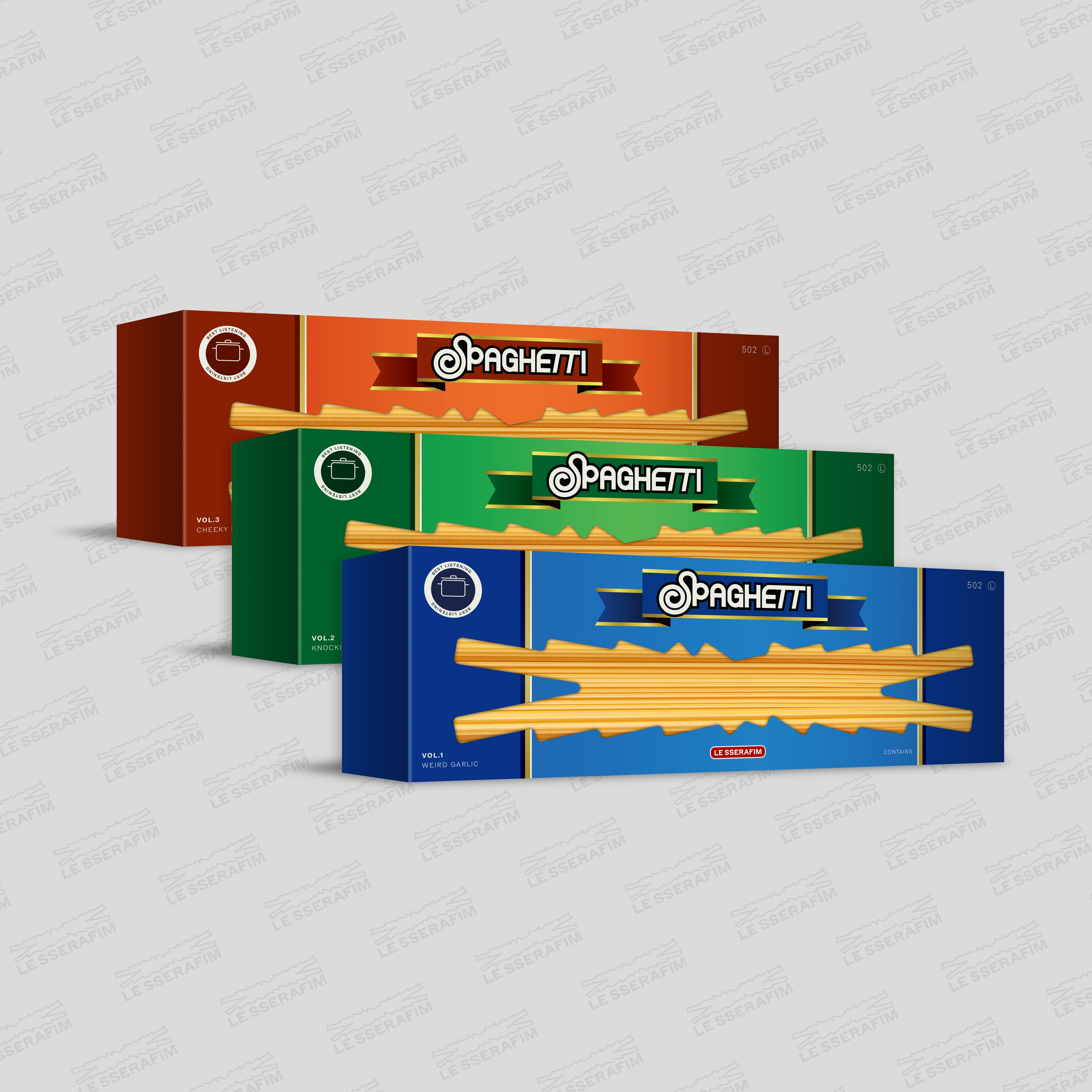 ルセラフィム カズハ SPAGHETT hello82 US 限定 トレカB LE SSERAFIM