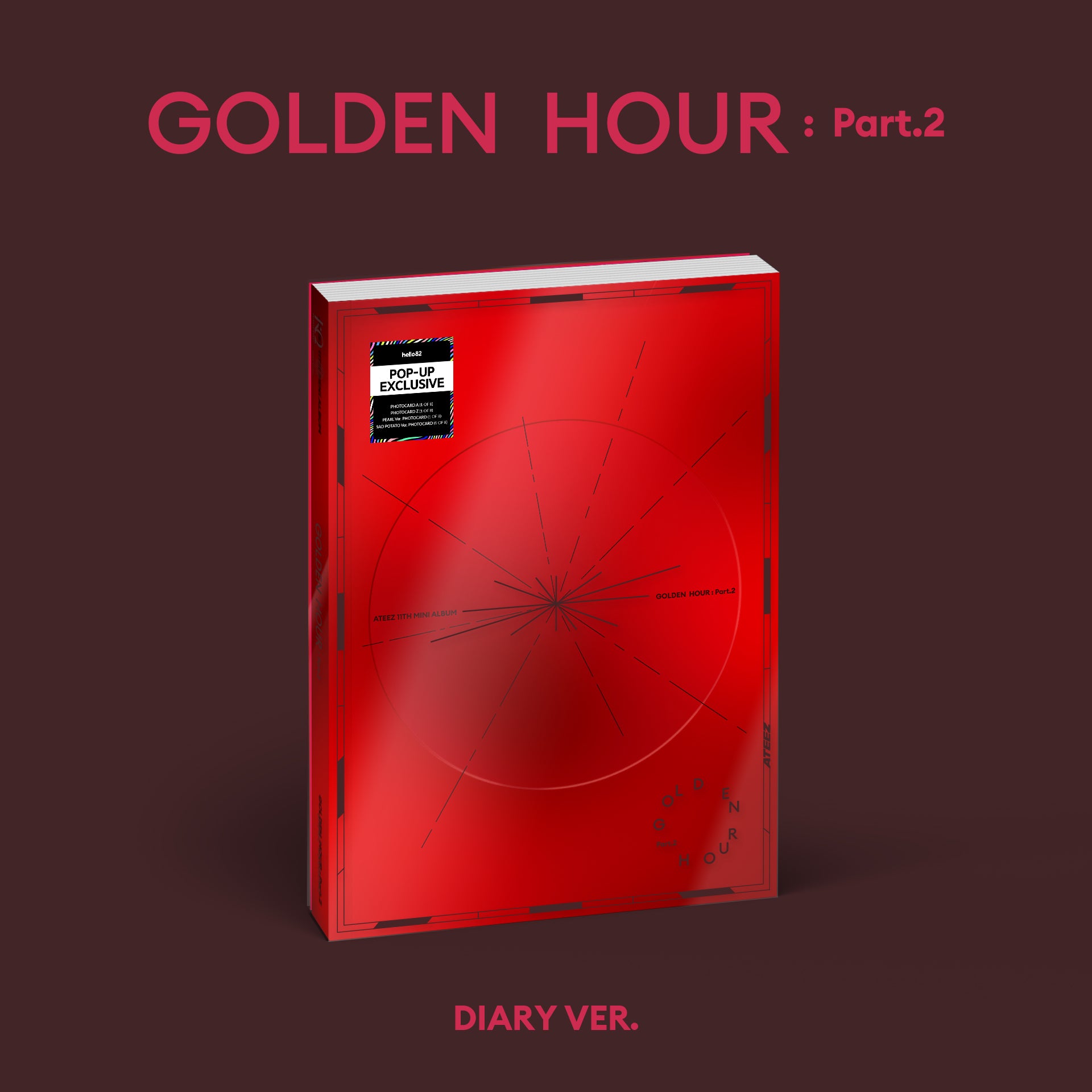 ATEEZ - GOLDEN HOUR : Part.2 - POP-UP Exclusive