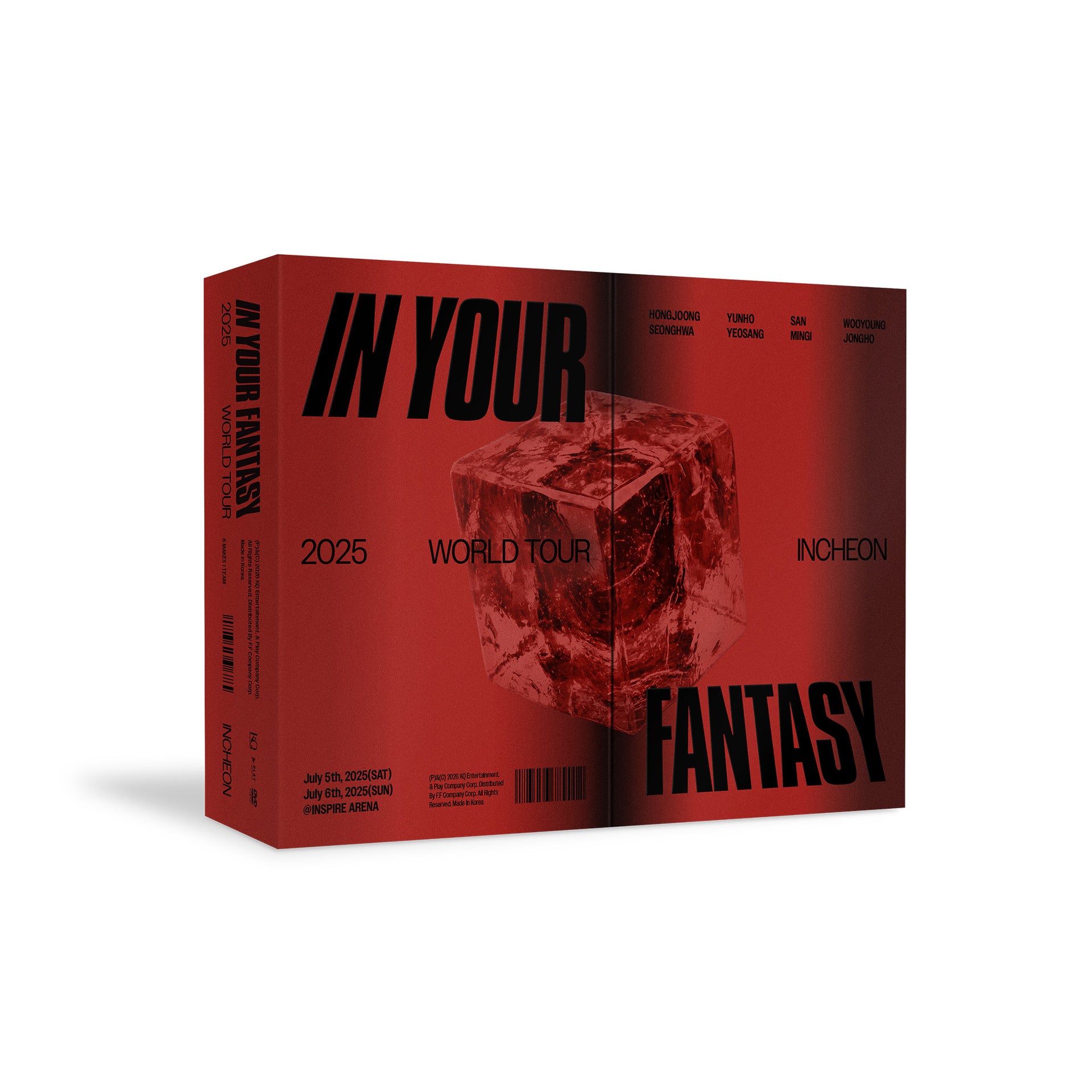 ATEEZ - 2025 WORLD TOUR [IN YOUR FANTASY] INCHEON (DVD)