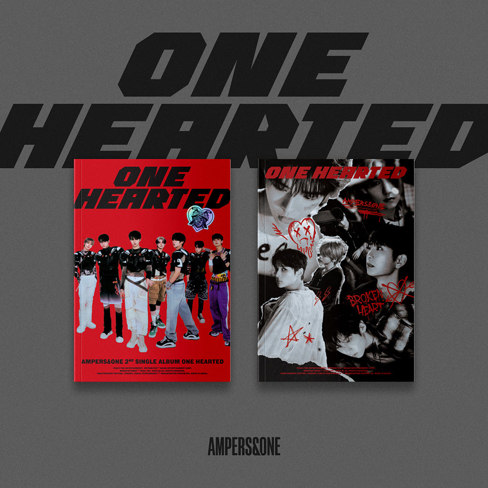 [Signed] AMPERS&ONE - 2nd SINGLE ALBUM : ONE HEARTED (Random)