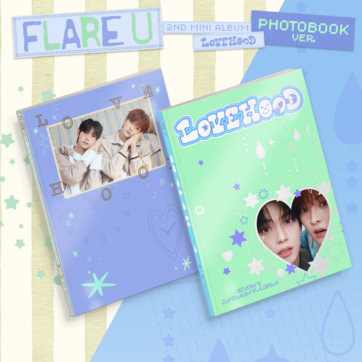 [Signed] FLARE U - 2nd MINI ALBUM : LOVEHOOD (Photobook Ver.) (Random)