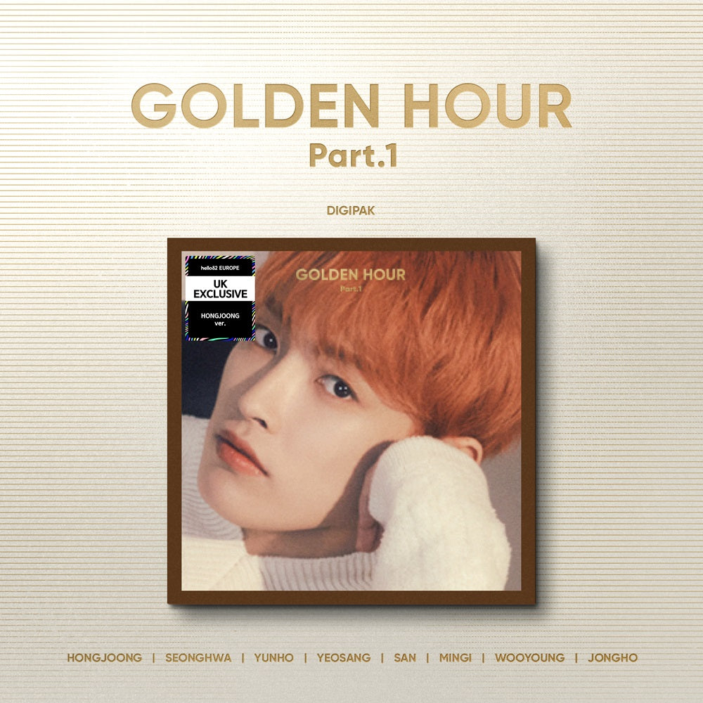 ATEEZ - GOLDEN HOUR : Part.1 - UK Exclusive (Digipak)