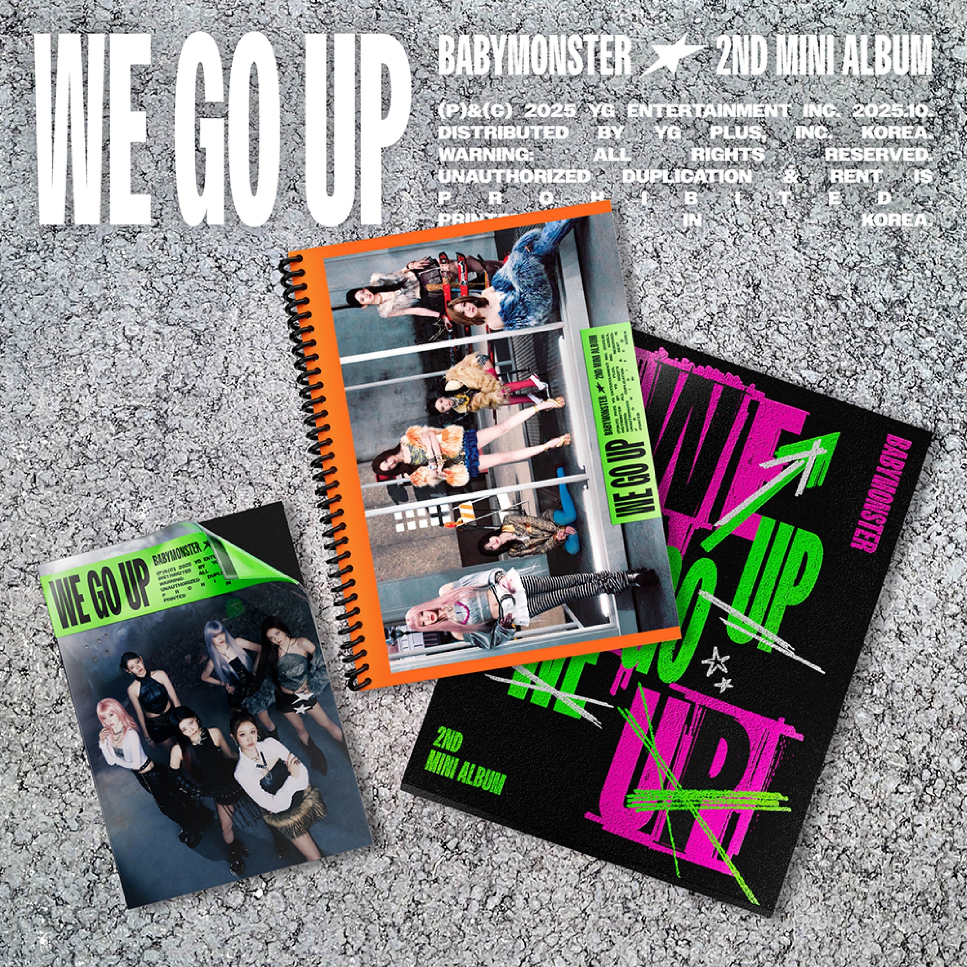 [Signed] BABYMONSTER - WE GO UP