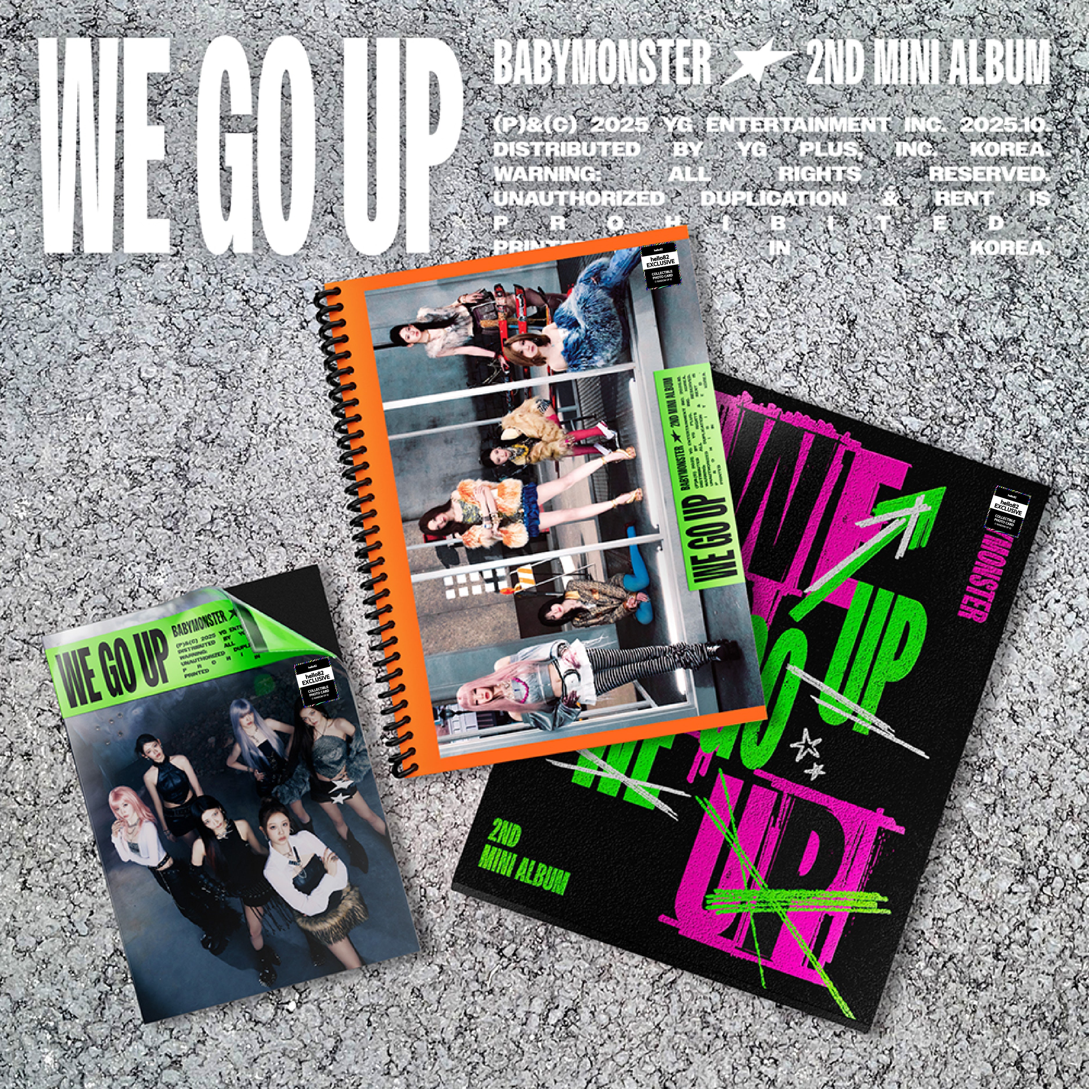 BABYMONSTER パリタ　WEGOUP hello82 US トレカ BABYMONSTER - WE GO UP - hello82 Exclusive – hello82.shop