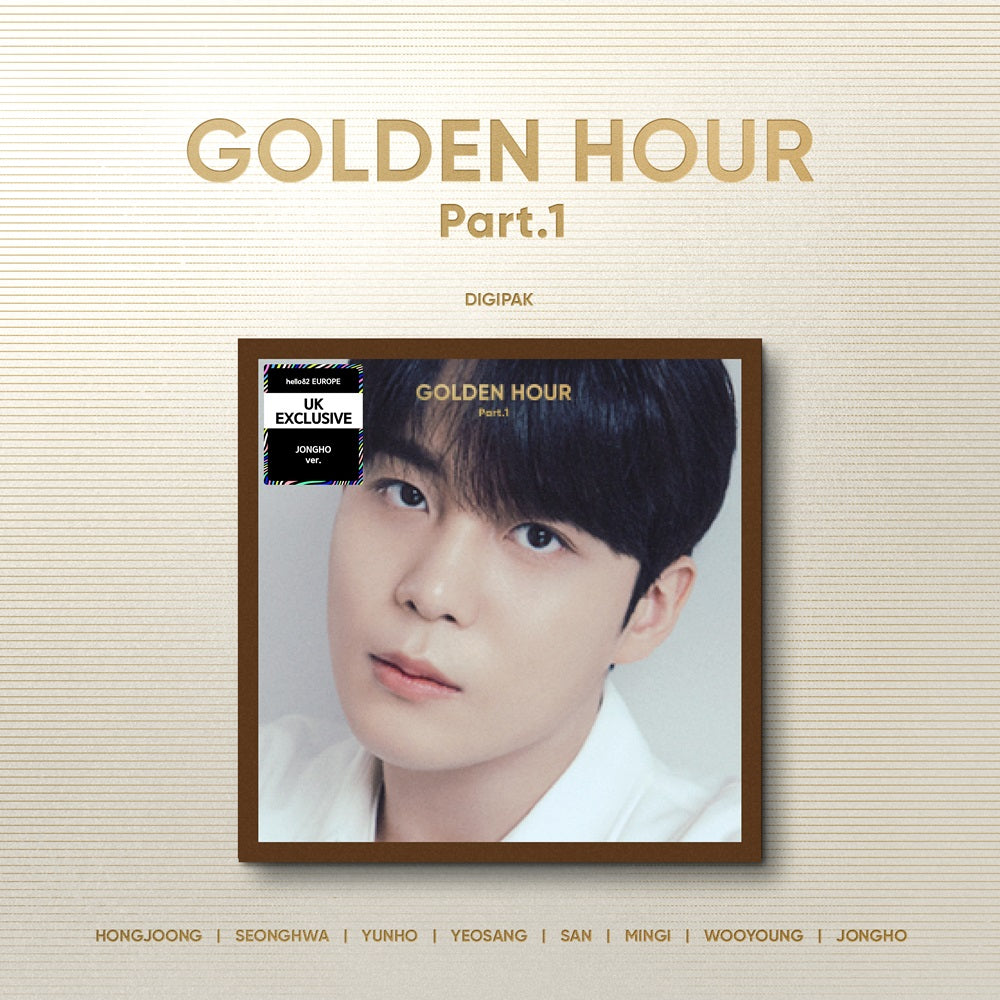 ATEEZ - GOLDEN HOUR : Part.1 - UK Exclusive (Digipak)