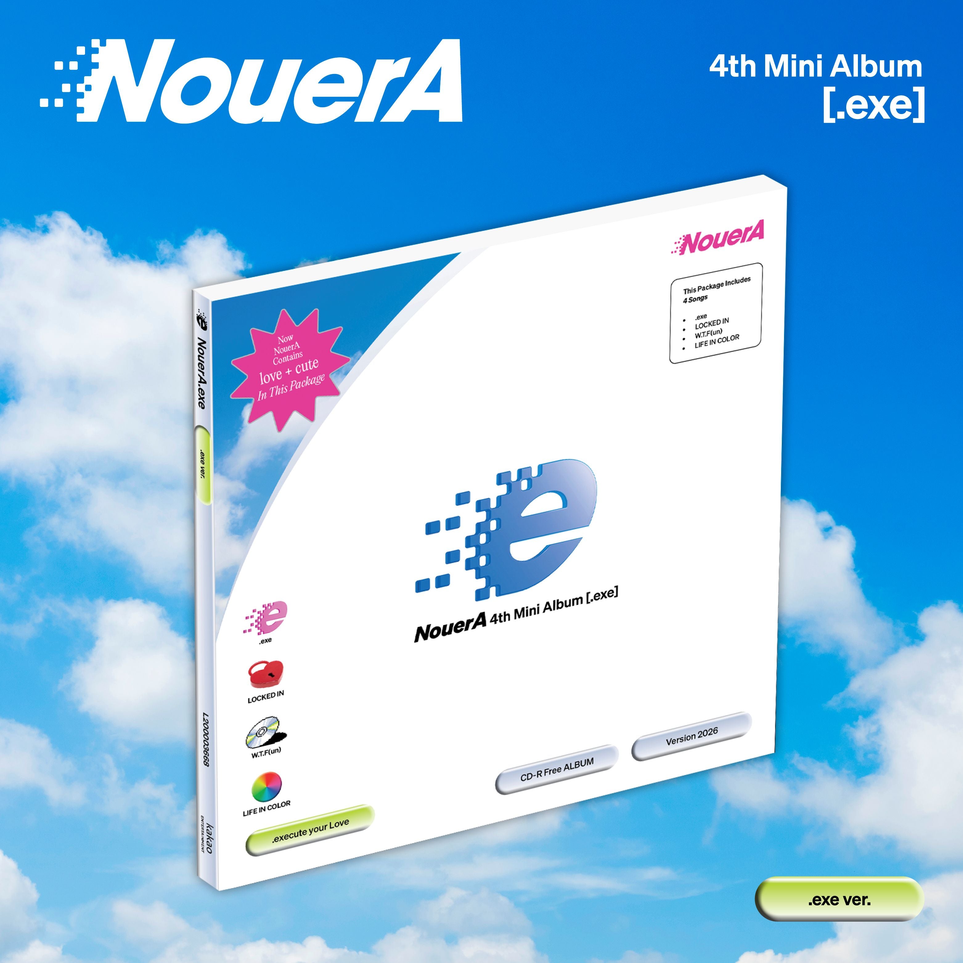 NouerA リン サインアルバム Signed] NouerA - 4th Mini Album [.exe] (.exe ver.) – hello82.shop