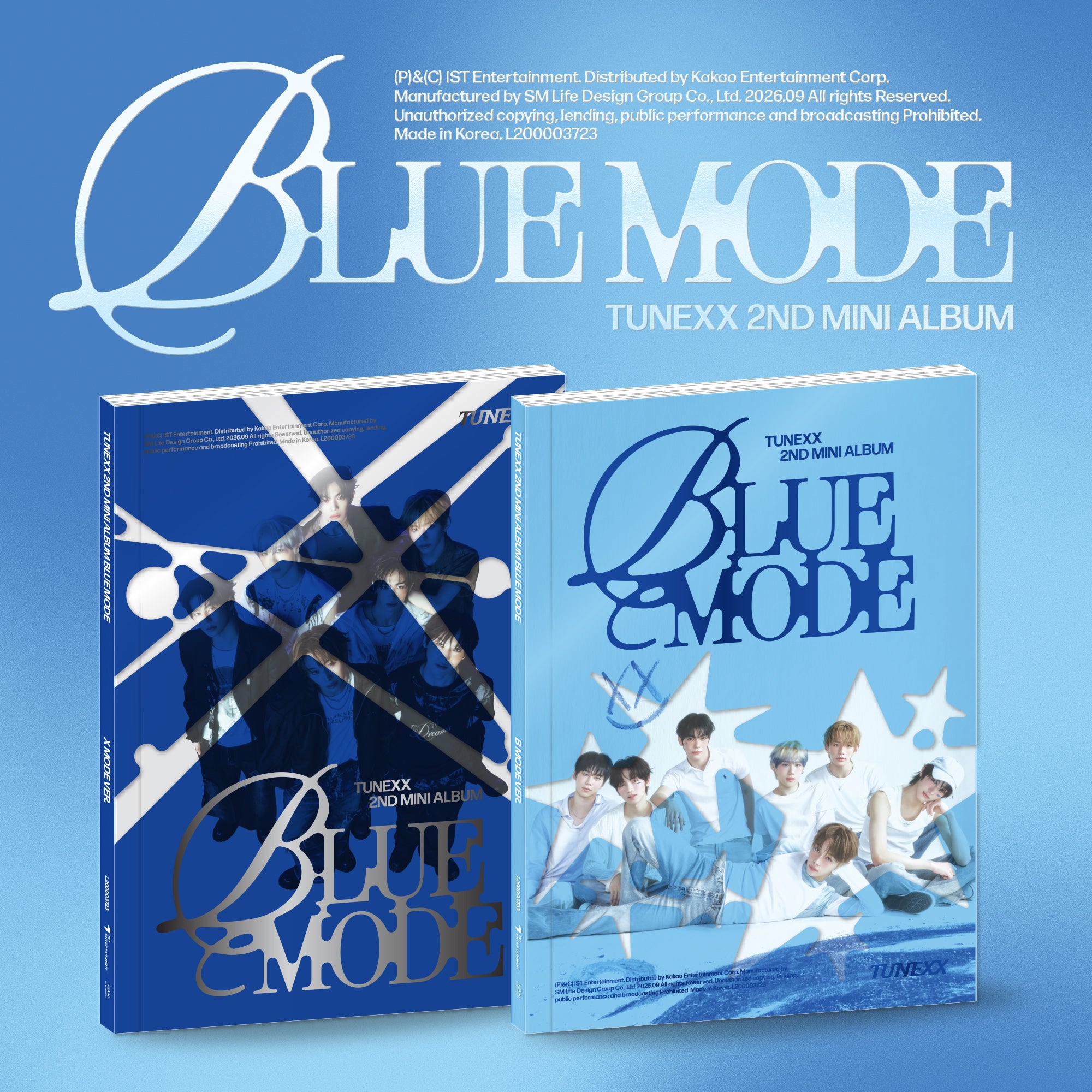 Signed] TUNEXX - 2ND MINI ALBUM [BLUE MODE] (Random) – hello82.shop
