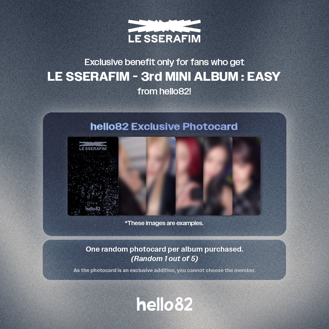 LE SSERAFIM - 3rd MINI ALBUM : EASY