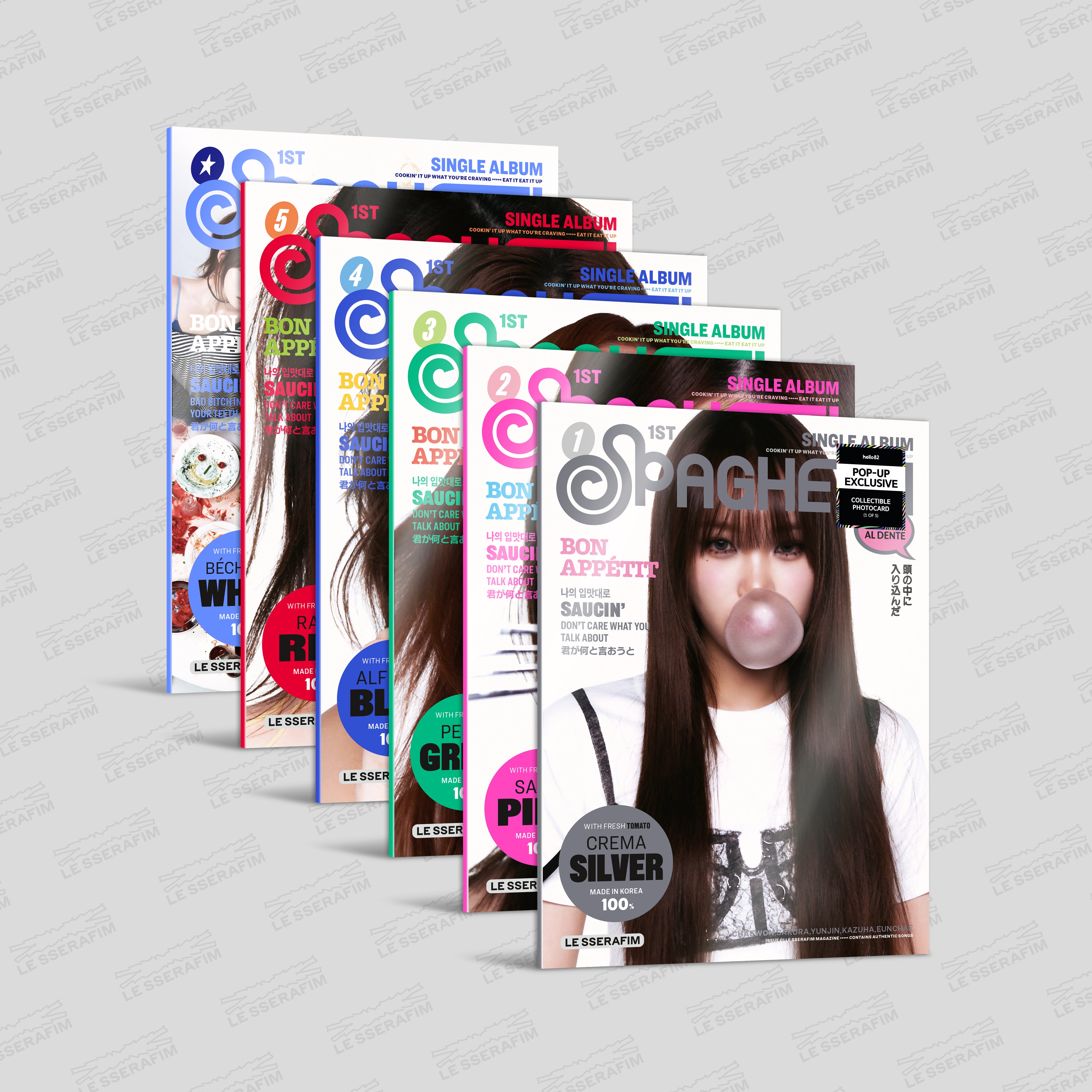 LE SSERAFIM - 1st Single Album 'SPAGHETTI' (POP-UP Exclusive