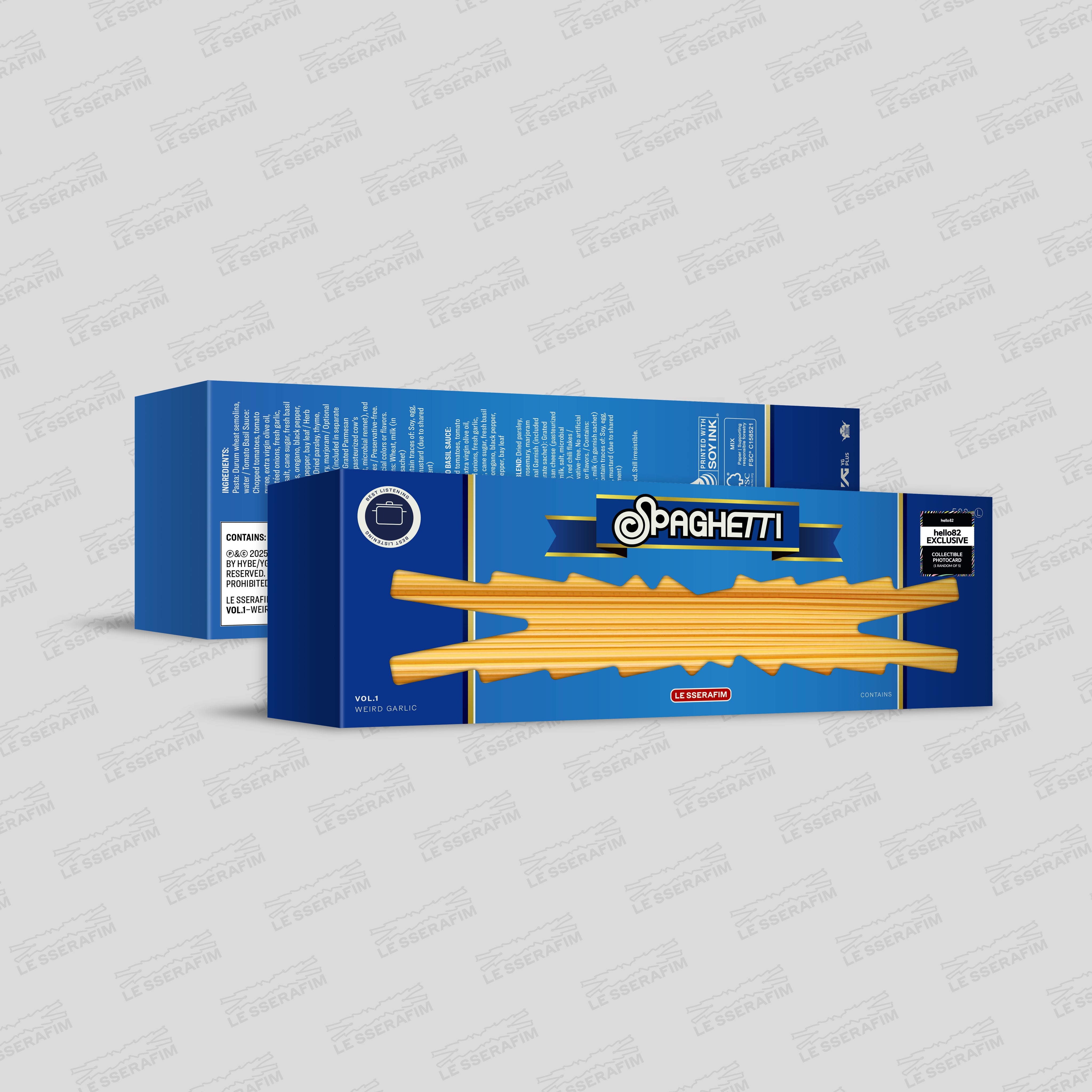 LE SSERAFIM 1st Single Album 'SPAGHETTI' (hello82 Exclusive