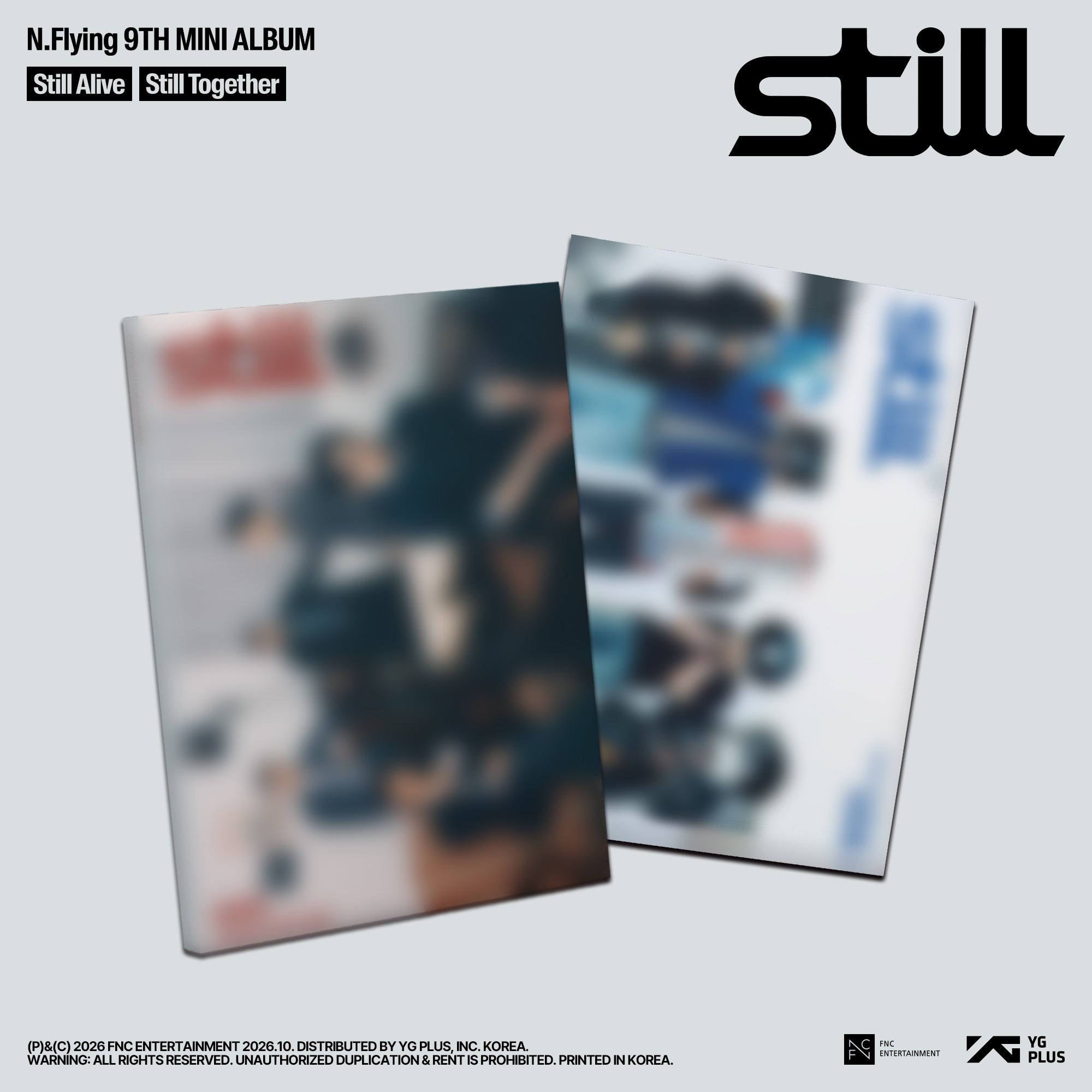 Signed] N.Flying - 9th Mini Album [Still] (Random) – hello82.shop