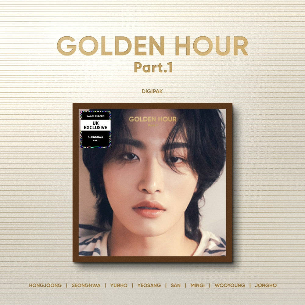 ATEEZ - GOLDEN HOUR : Part.1 - UK Exclusive (Digipak)