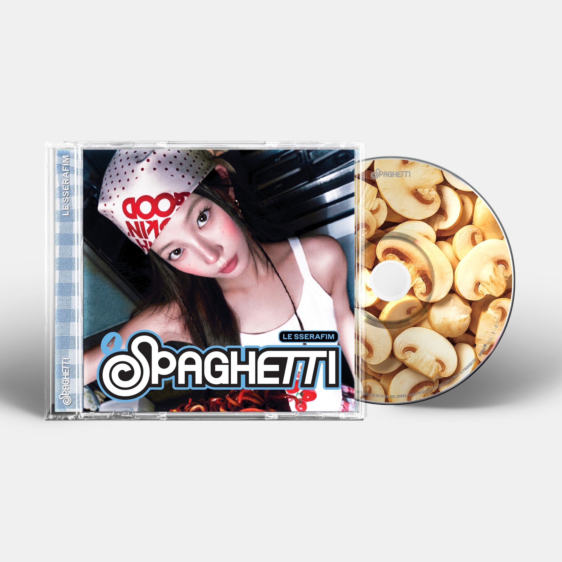 LE SSERAFIM - 1st Single Album 'SPAGHETTI' Single CD