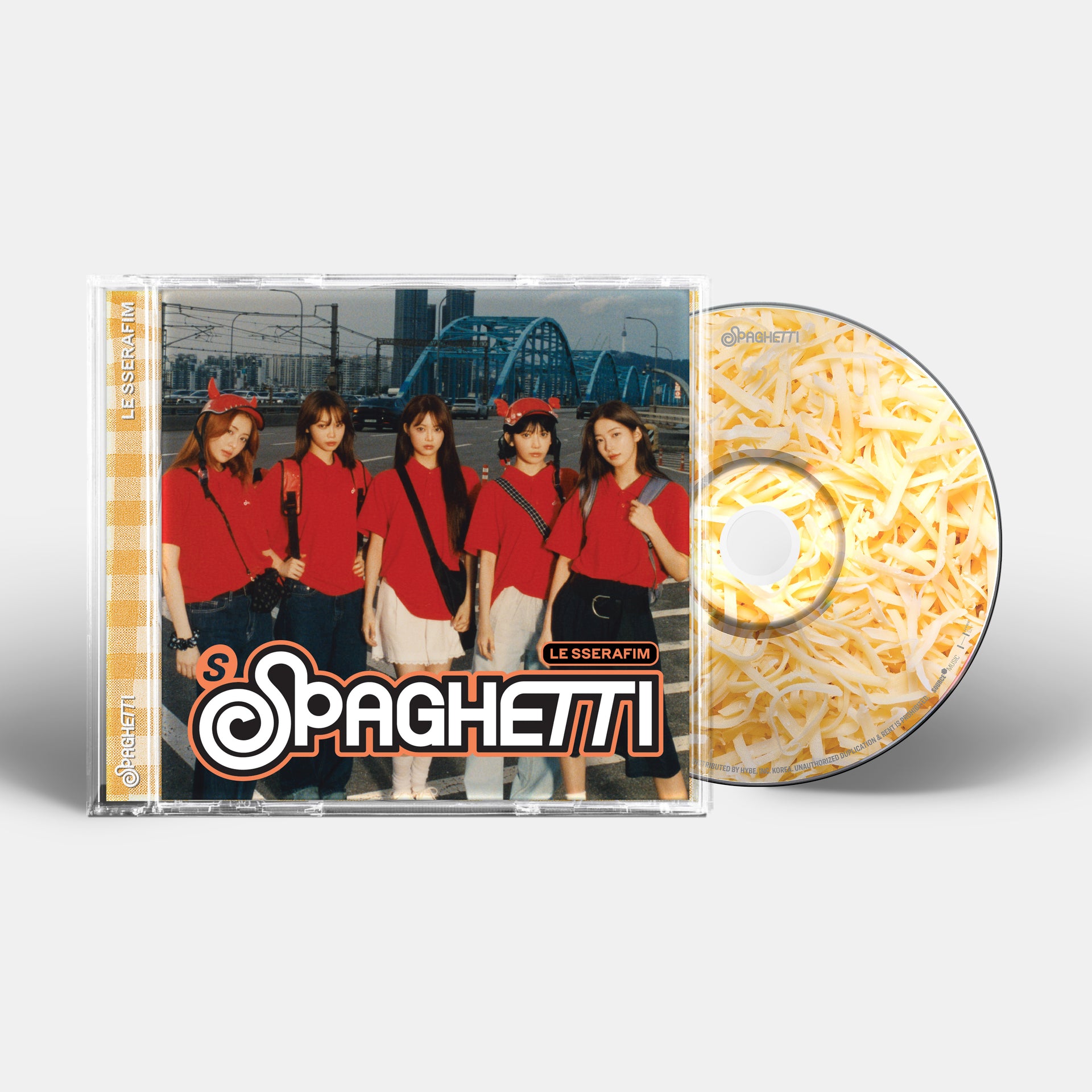LE SSERAFIM - 1st Single Album 'SPAGHETTI' Single CD