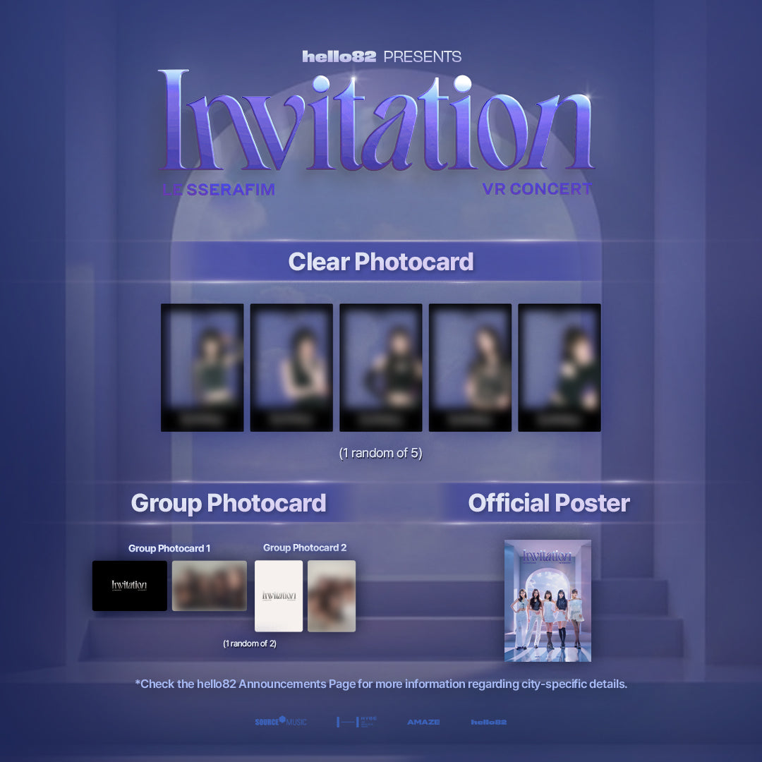 LE SSERAFIM VR CONCERT : INVITATION in CHICAGO, IL