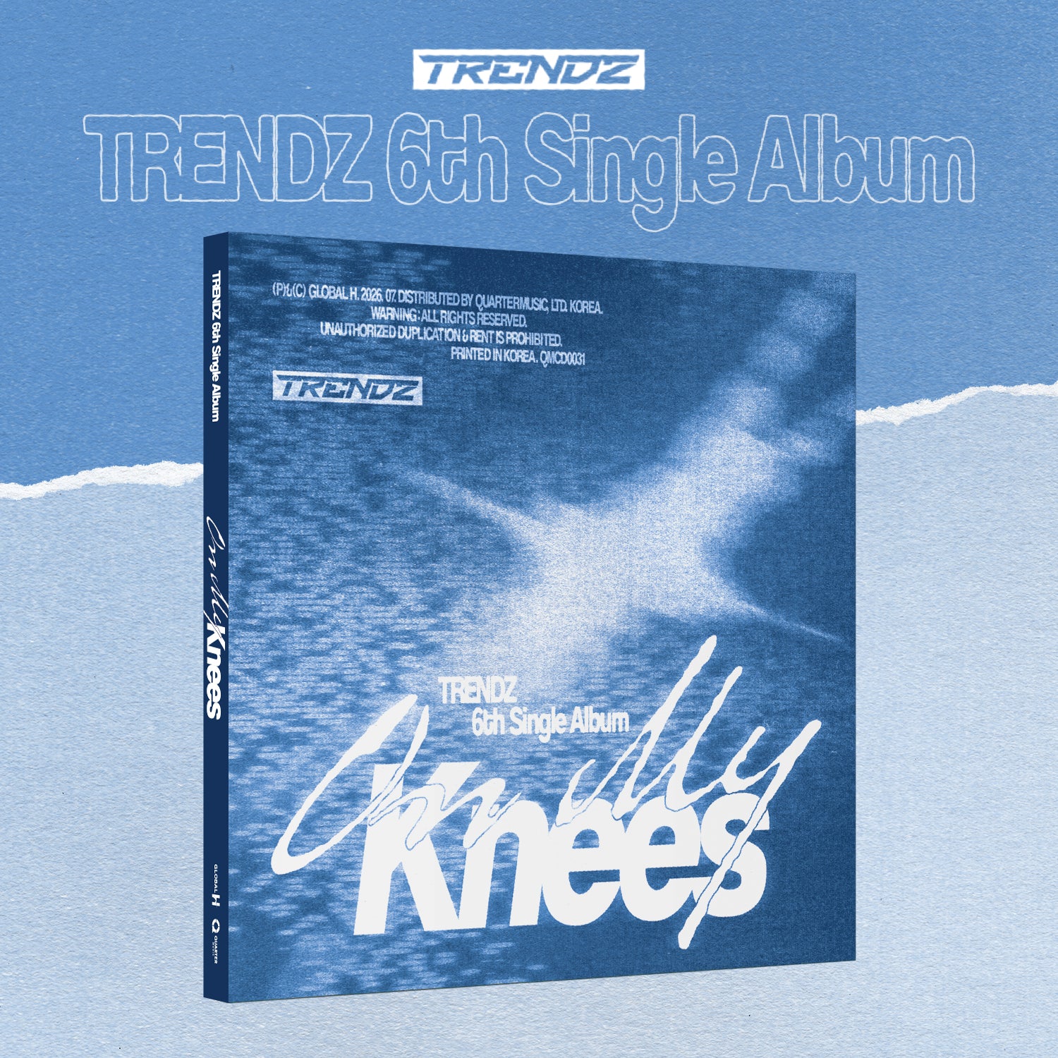 [Signed] TRENDZ - 6th SINGLE ALBUM : On My Knees