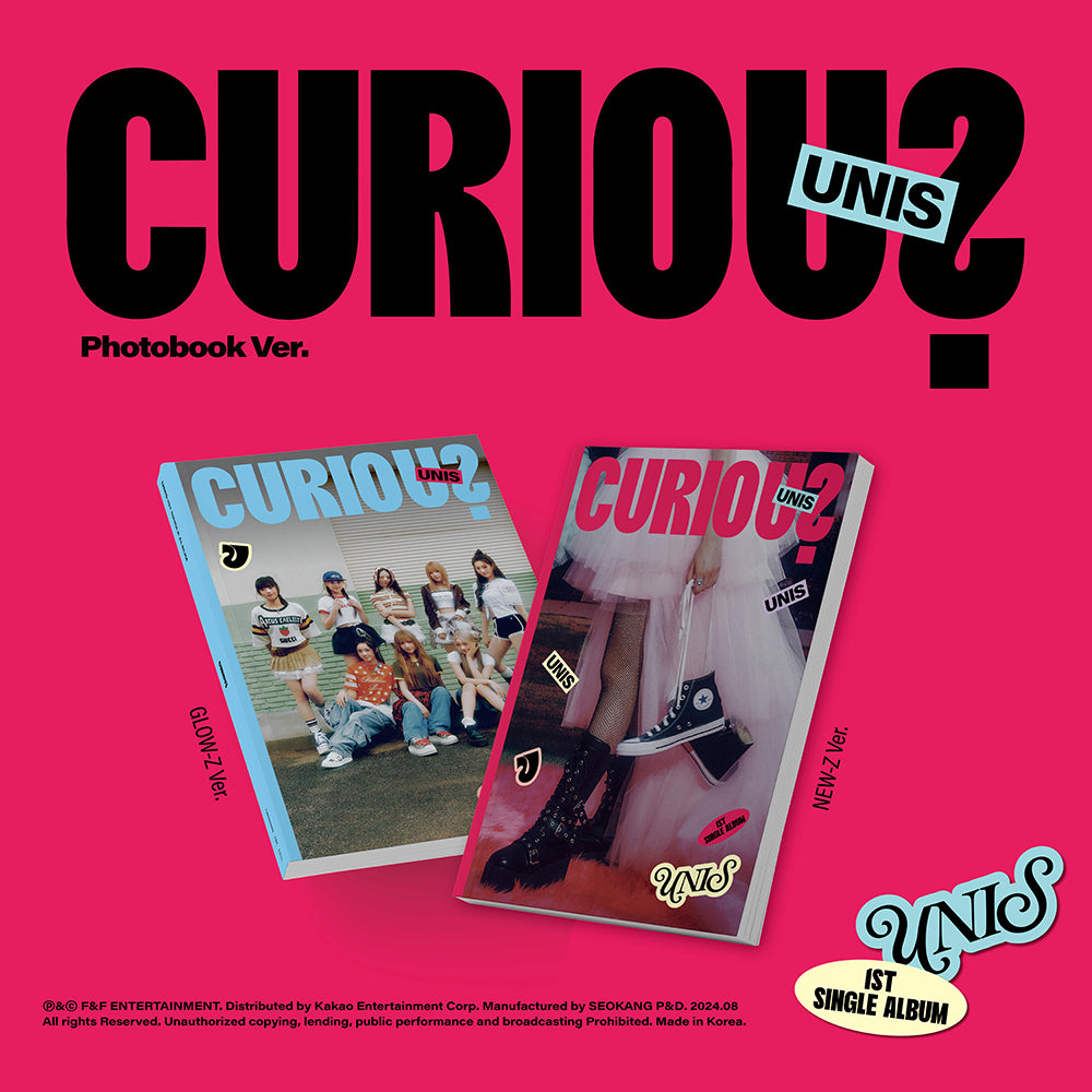 [Signed] UNIS - 1st SINGLE ALBUM : CURIOUS (Random)