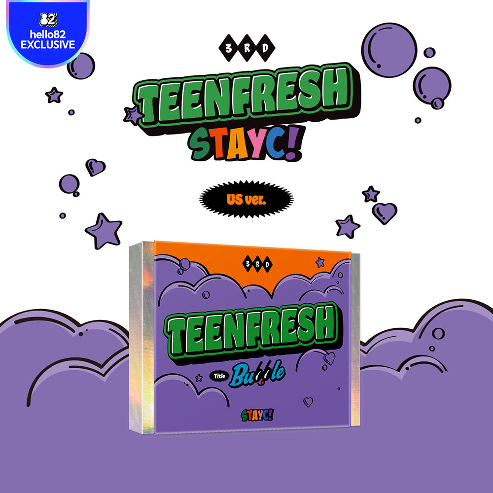 [EUROPE SHIPPING] STAYC - 3rd MINI ALBUM : TEENFRESH - hello82 exclusive