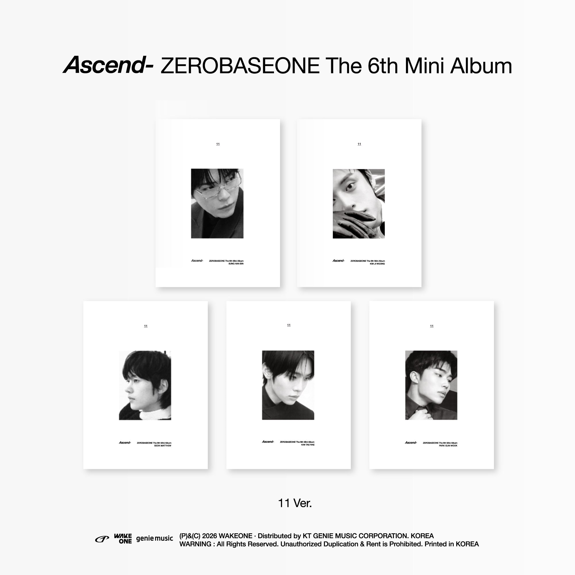 ZEROBASEONE - Ascend- (11 ver.) (Random) – hello82.shop