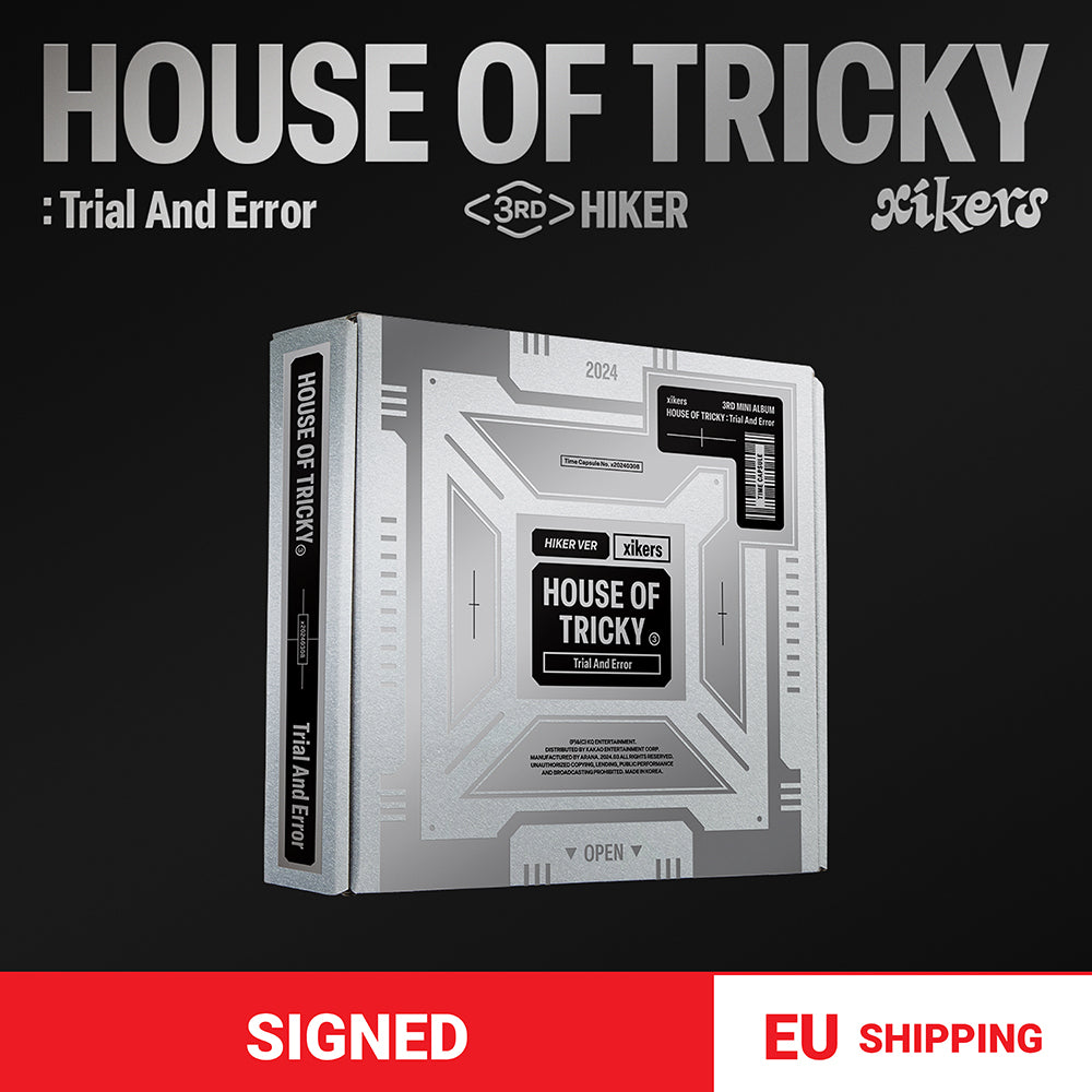 [EU SHIPPING] [Signed] xikers - HOUSE OF TRICKY : Trial And Error [LIMITED RESTOCK]