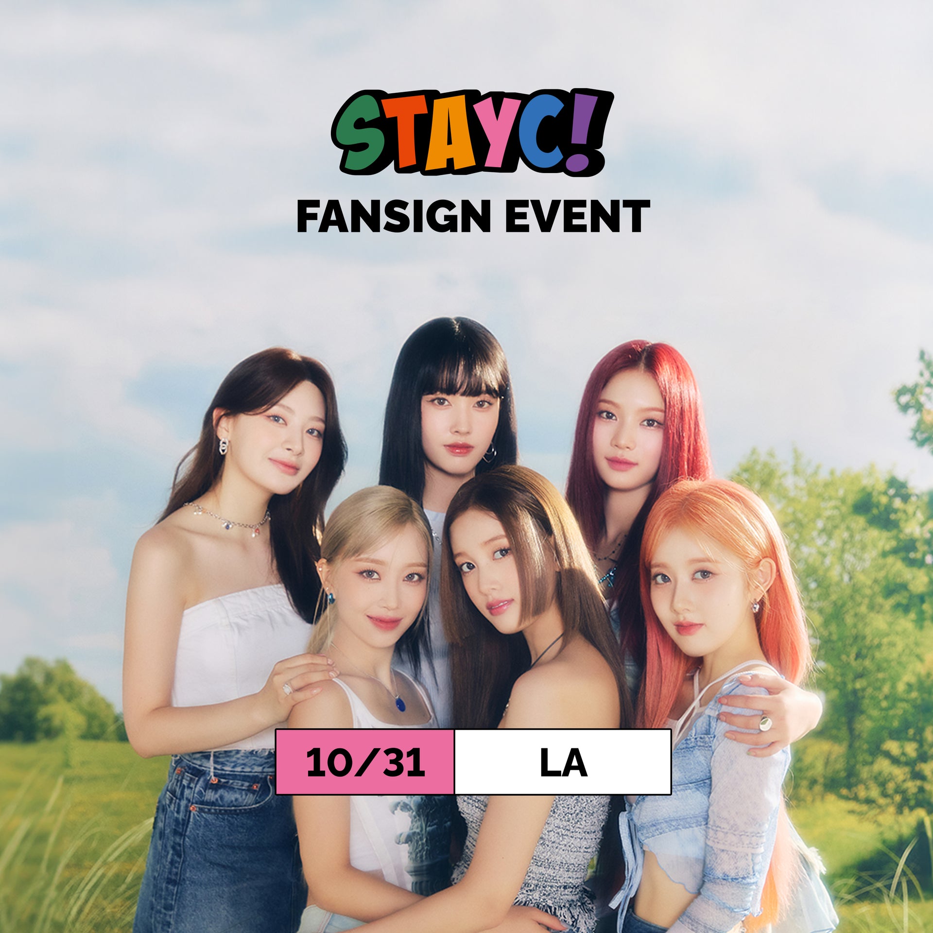 [10/31 LA FANSIGN] STAYC - 3rd MINI ALBUM : TEENFRESH