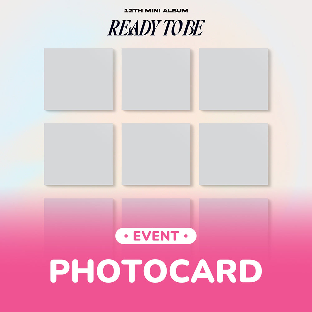 TWICE - 12th MINI ALBUM : READY TO BE [Digipack ver.] (Random)