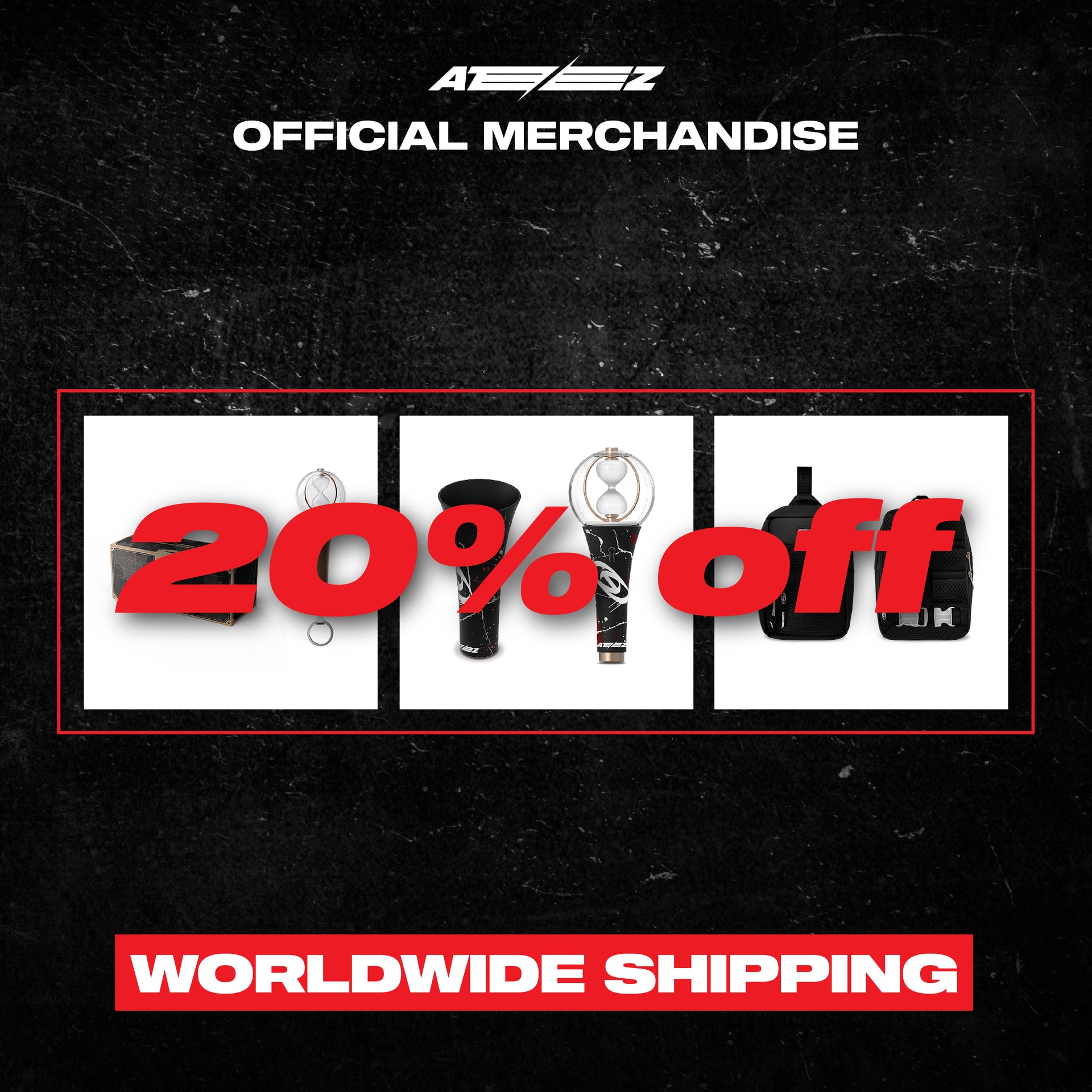 [WORLDWIDE SHIPPING] ATEEZ - OFFICIAL MERCH