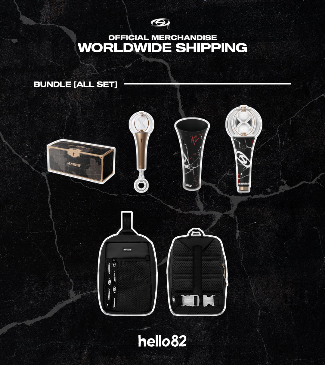 [WORLDWIDE SHIPPING] ATEEZ - OFFICIAL MERCH BUNDLE