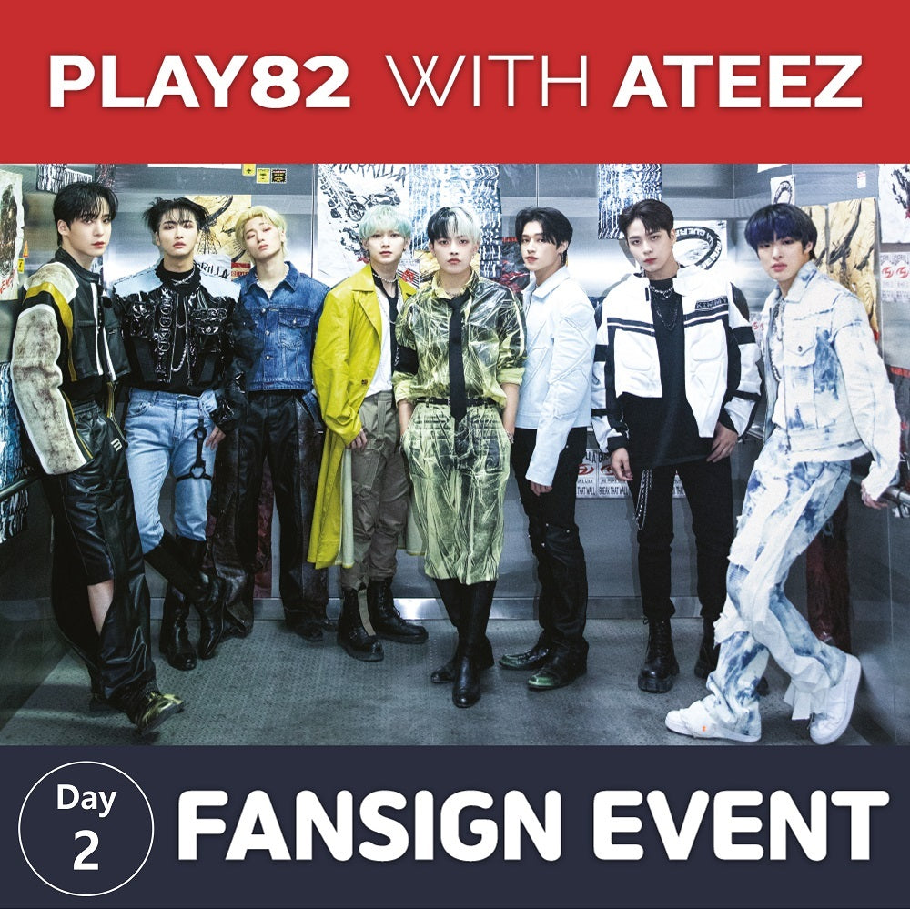 [PLAY82 WITH ATEEZ] Fansign Entry Chance- DAY 2 (11/29) -THE WORLD EP.1 : MOVEMENT (KR. BoxSet)