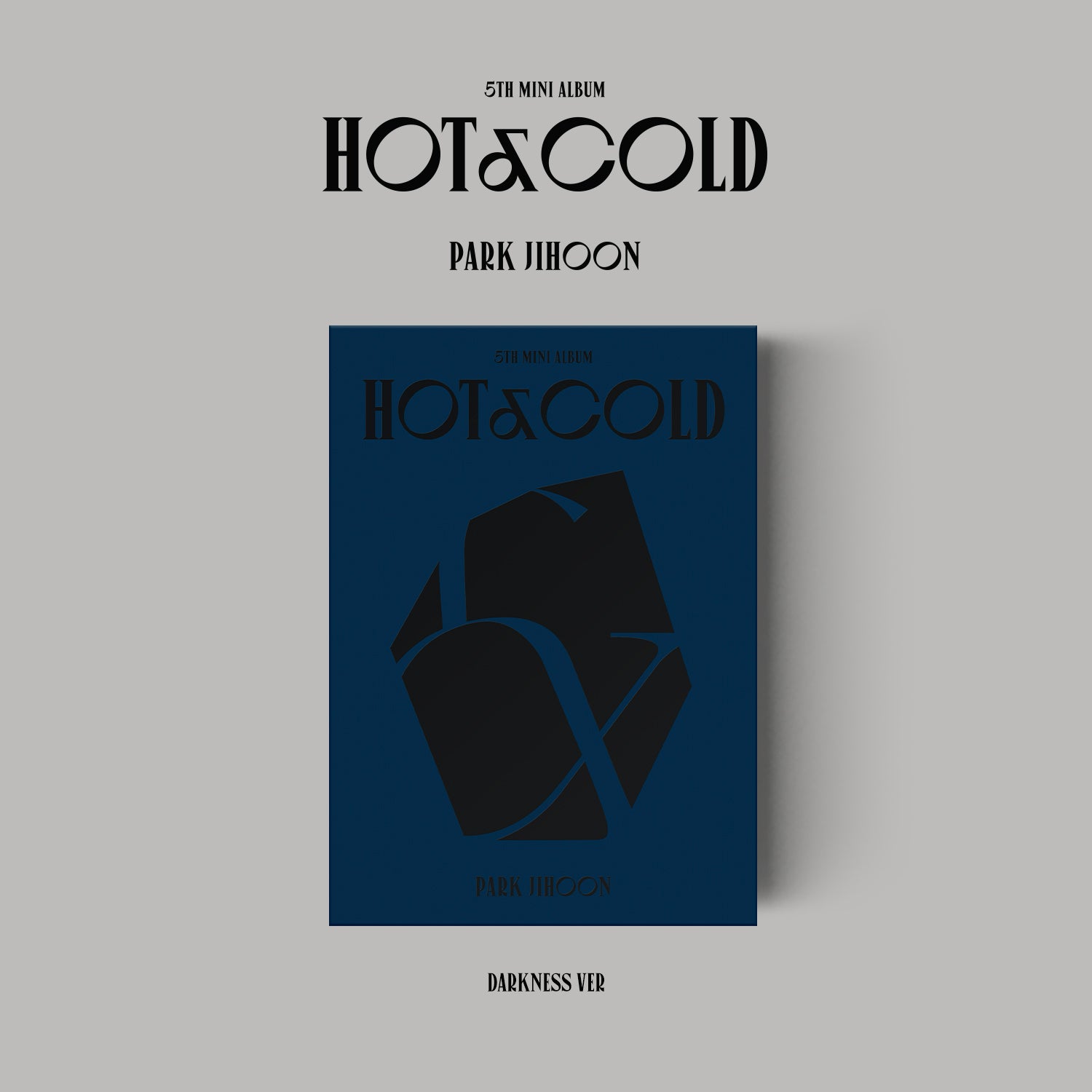 PARK JIHOON - 5th MINI ALBUM : HOT&COLD - DARKNESS VER.