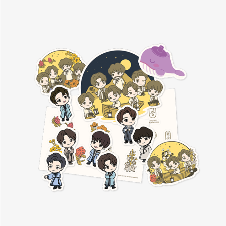 BTS - TinyTAN DALMAJUNG STICKER SET