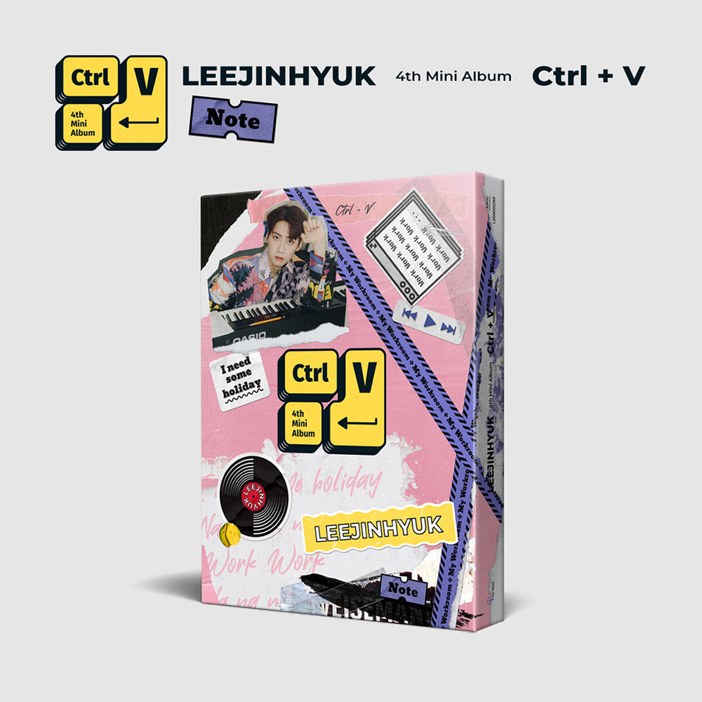 LEE JIN HYUK - 4th MINI ALBUM : Ctrl+V - NOTE VER.